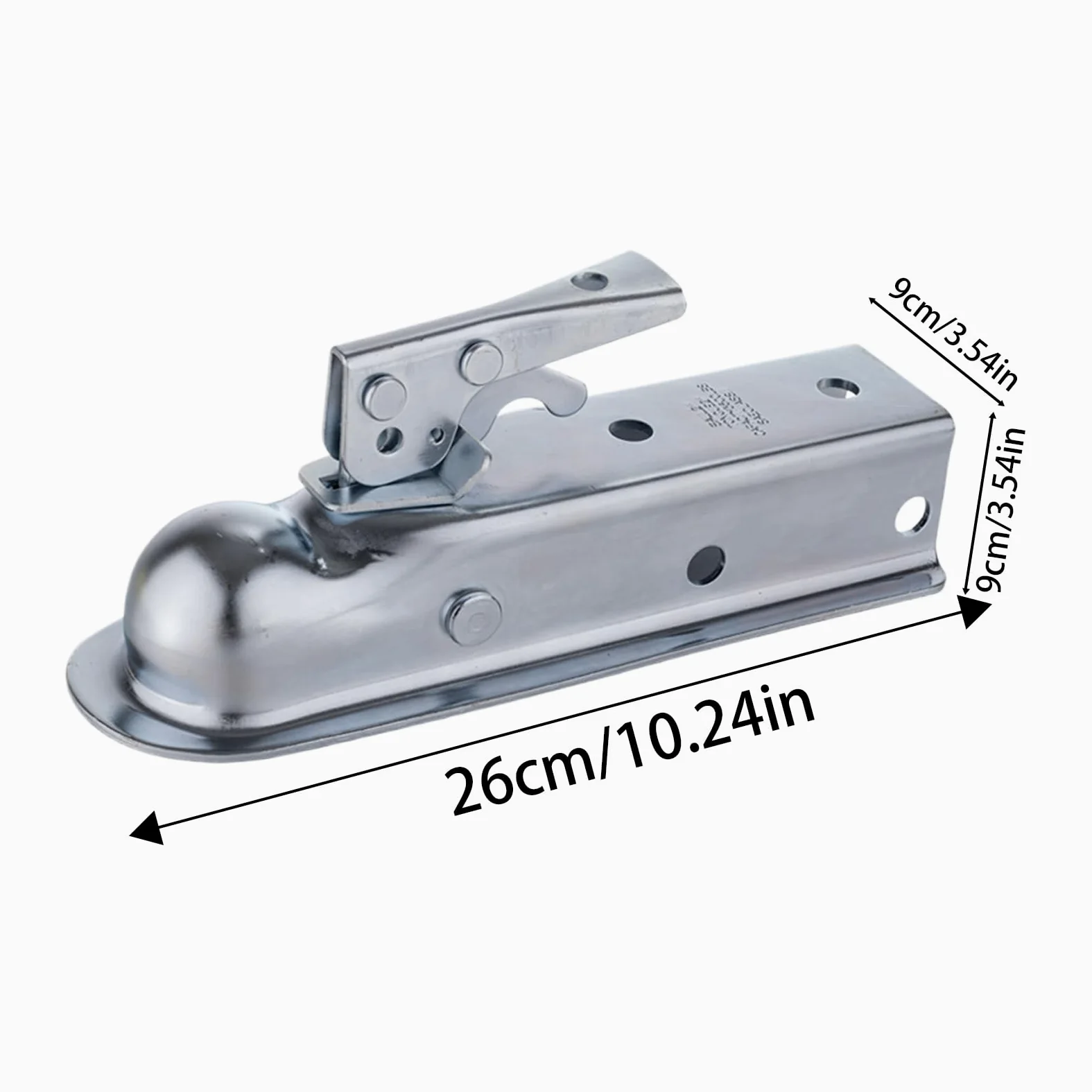 Enganche para Remolque - Bola de Enganche y Acoplamiento,Bola de 50 mm y 75 mm, Acoplamiento para, Velero, Coche, Furgoneta, para Diversas Necesidades de Remolque