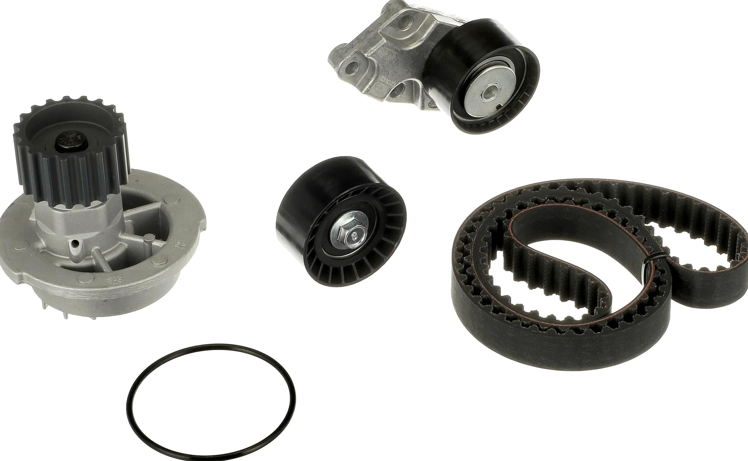 GATES KP15419XS-2 Bomba de agua + kit de correa de distribución Número de dientes: 127 25 mm con bomba de agua Compatible con CHEVROLET Aveo/Kalos Hatchback T250, T255 CRUZE J300 LACETTI J200