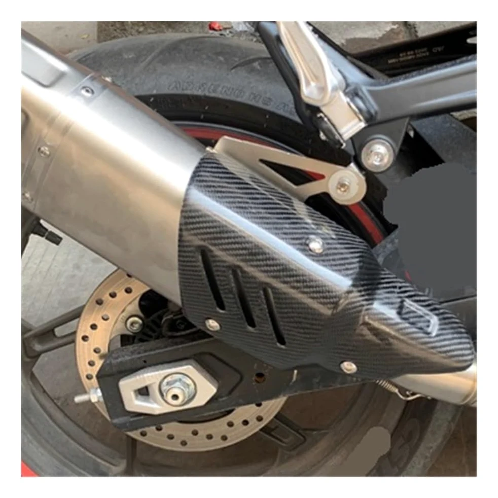 Deflectores Calor Escape para Y&amaha MT03 R3 R6 Cubierta De Protección Térmica contra El Calor De Escape De La Motocicleta Cubierta Antiescaldado
