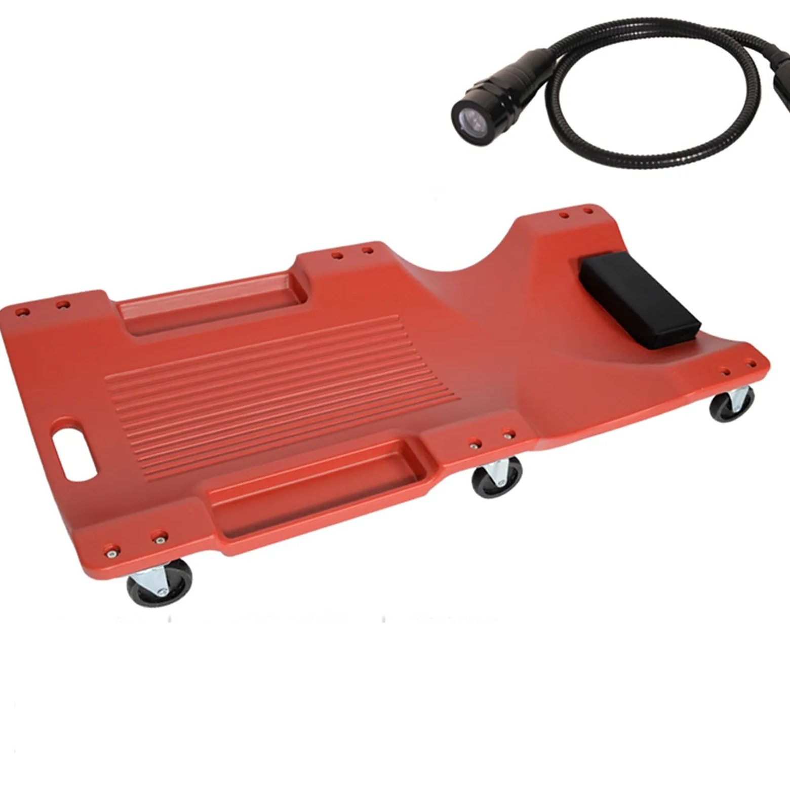 Tablero De Mentira De Reparación De Automóviles De Plástico, Camilla Mecanico , Ruedas Dolly Con Luz, Corredor Universal Flexible, Plataforma Con Ruedas Para El Taller De Reparación De Automóviles
