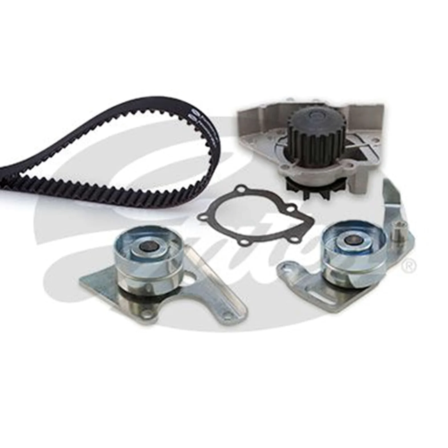GATES KP25049XS Bomba de agua + kit de correa de distribución Número de dientes: 136 25,4 mm con bomba de agua Compatible con CITROËN Berlingo/Berlingo First I MF, GJK, GFK, PEUGEOT 406 8B