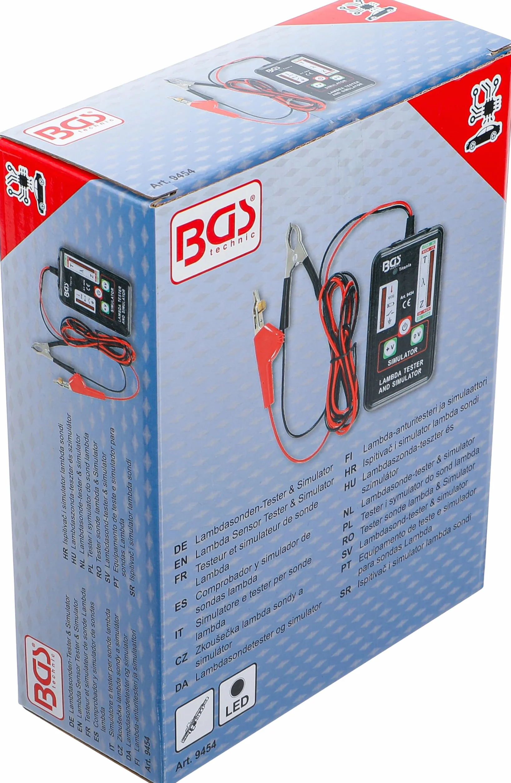 BGS 9454 | Comprobador y simulador de sondas lambda