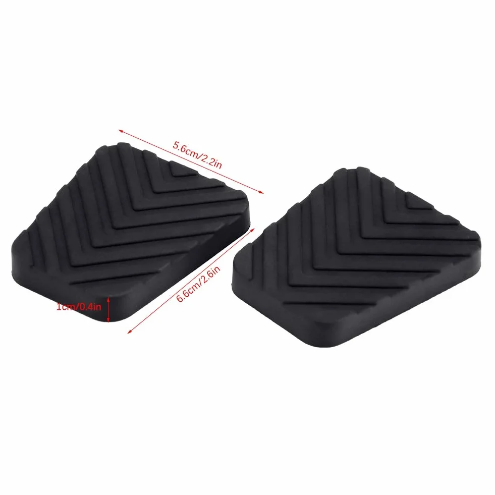 Tapones de Goma para Pedales de Freno y Embrague Compatibles con Accent Tiburon Elantra Coupe Reemplazo OE 3282536000 Par de Tapones Resistentes y Confortables para Conducción