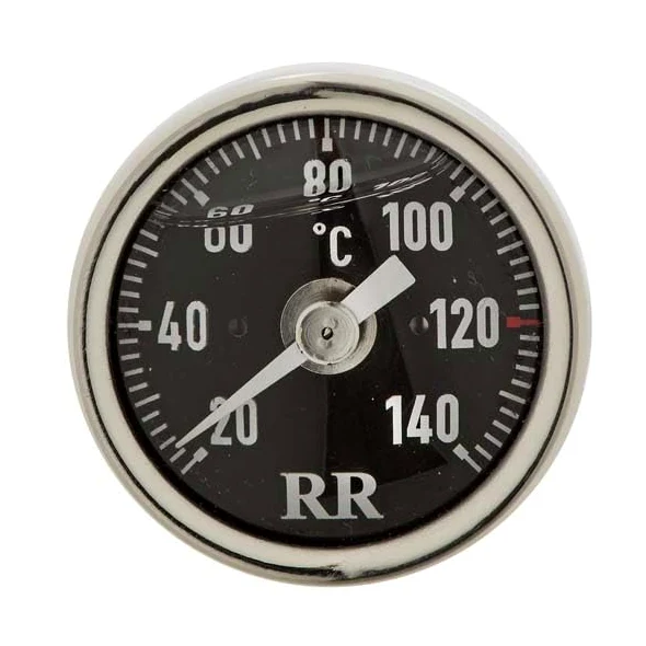 Tapa RR con termómetro de aceite de motor compatible con BMW R45, R65, R80, R100