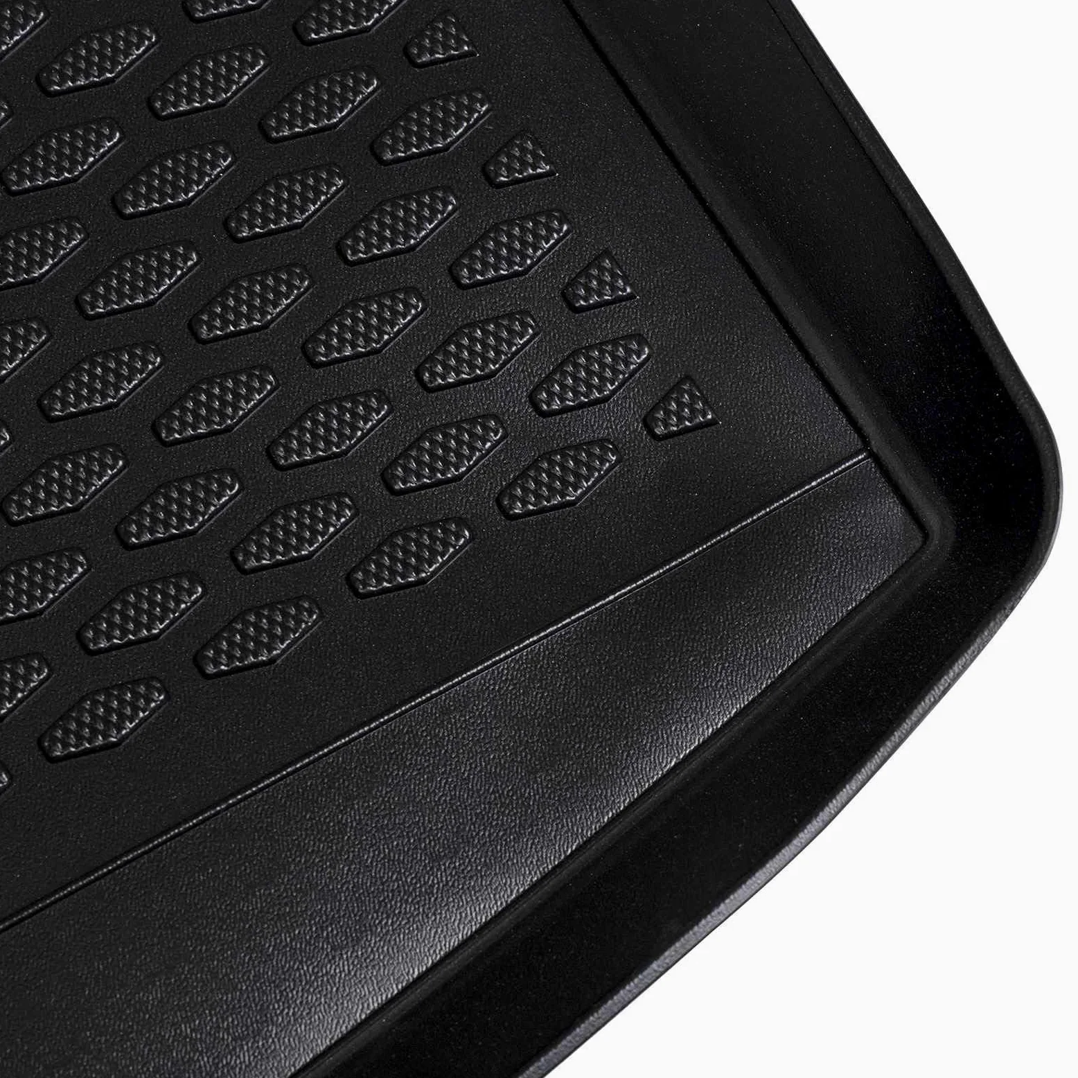 Alfombrilla de goma negra para maletero de Seat Arona 2017, accesorio de coche con superficie antideslizante y resistencia a los rayos UV para protección interior del vehículo y orden