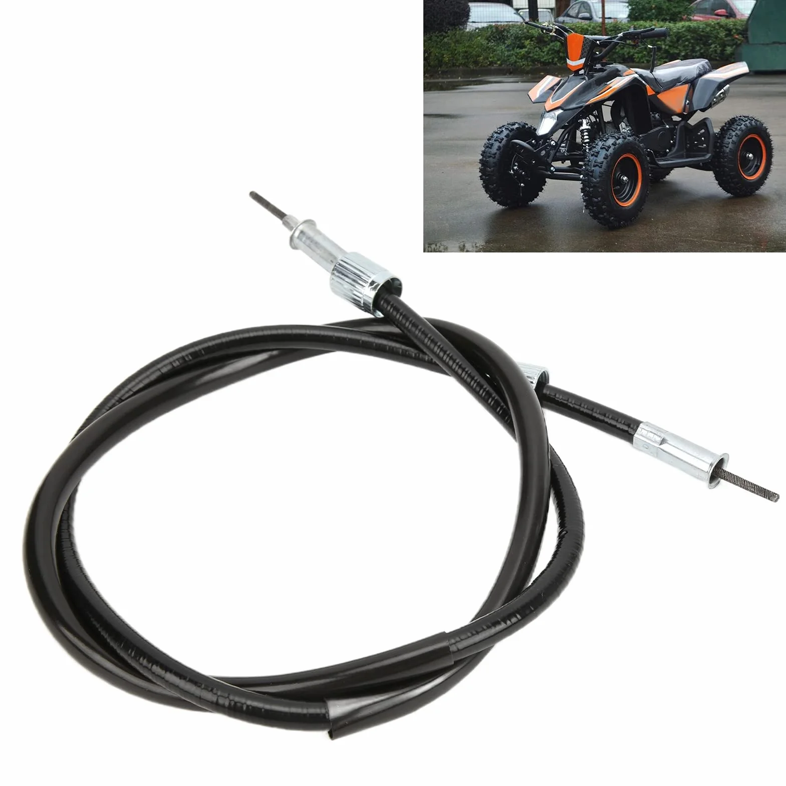 Cable de Velocímetro Aramox, Cable de Velocímetro de 39 Pulgadas para 49 50 125 150 250 300 Scooters Chinos Ciclomotores ATV Go Karts