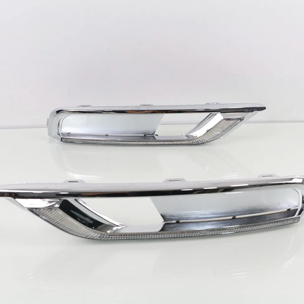 Luces diurnas LED DRL para CR-V CRV 2015 2016, DRL con señales de giro amarillas