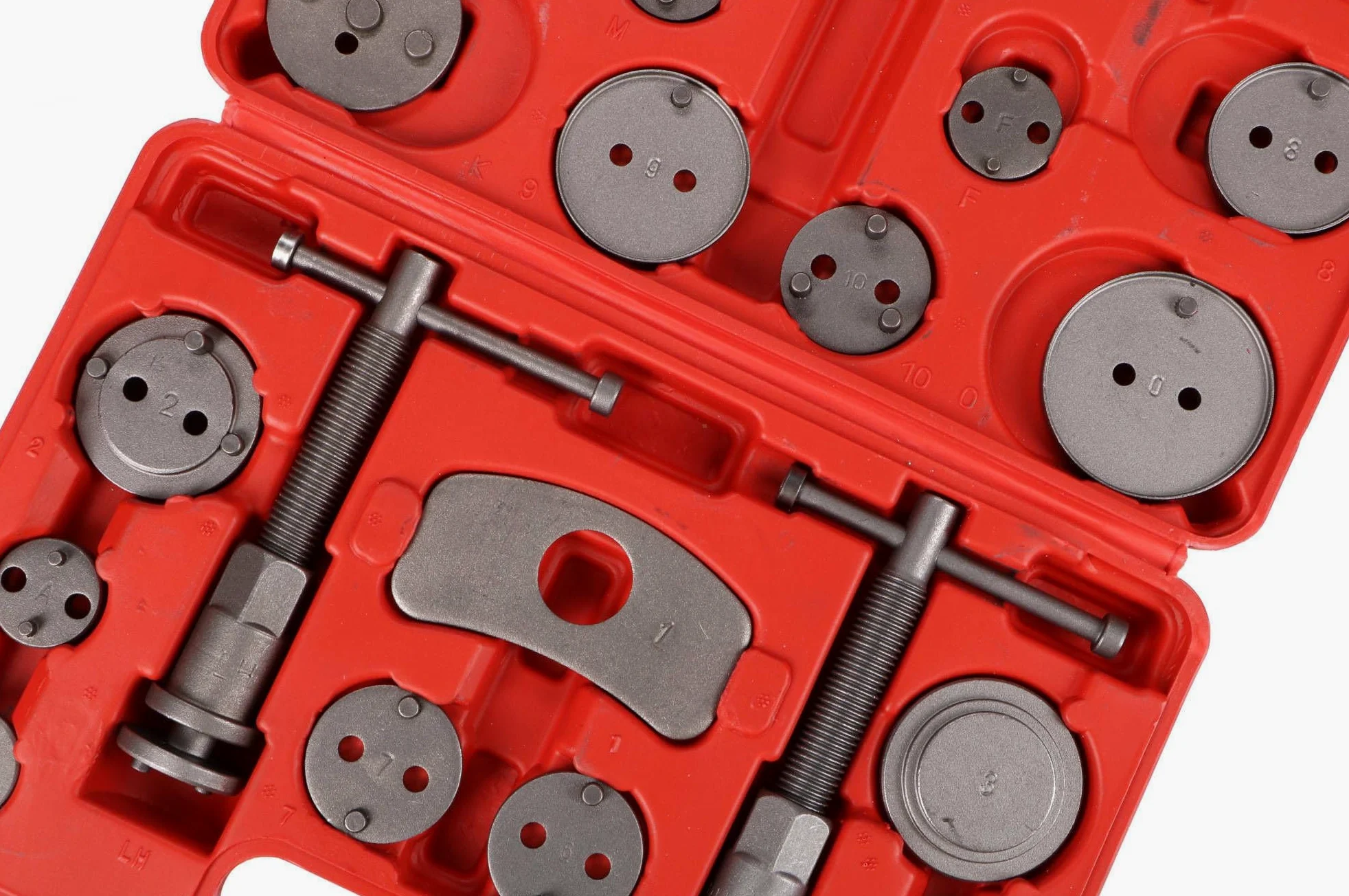 Mechanic Brake Set 22 | Juego de reposicionador de pistones de Freno 22 pzs | Reposicionar el pistón de Freno al Cambiar los Discos | Las Zapatas o Las Pastillas de Freno
