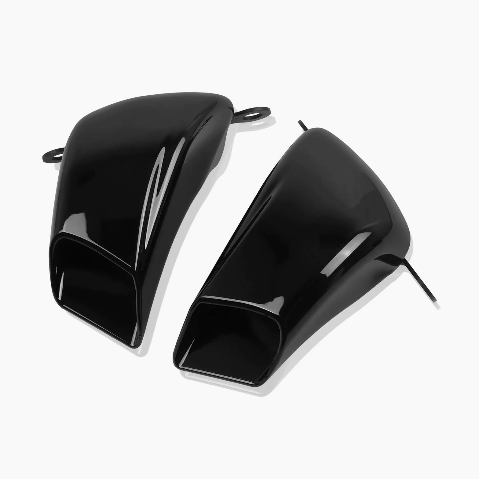 Conductos de refrigeración de Aire de Pinza Conducto de Aire para radiador de Motocicleta, refrigeración de Frenos, Compatible con Ducati Panigale V2 899 959 1199 1299 Hyper 950(Glossy Black)