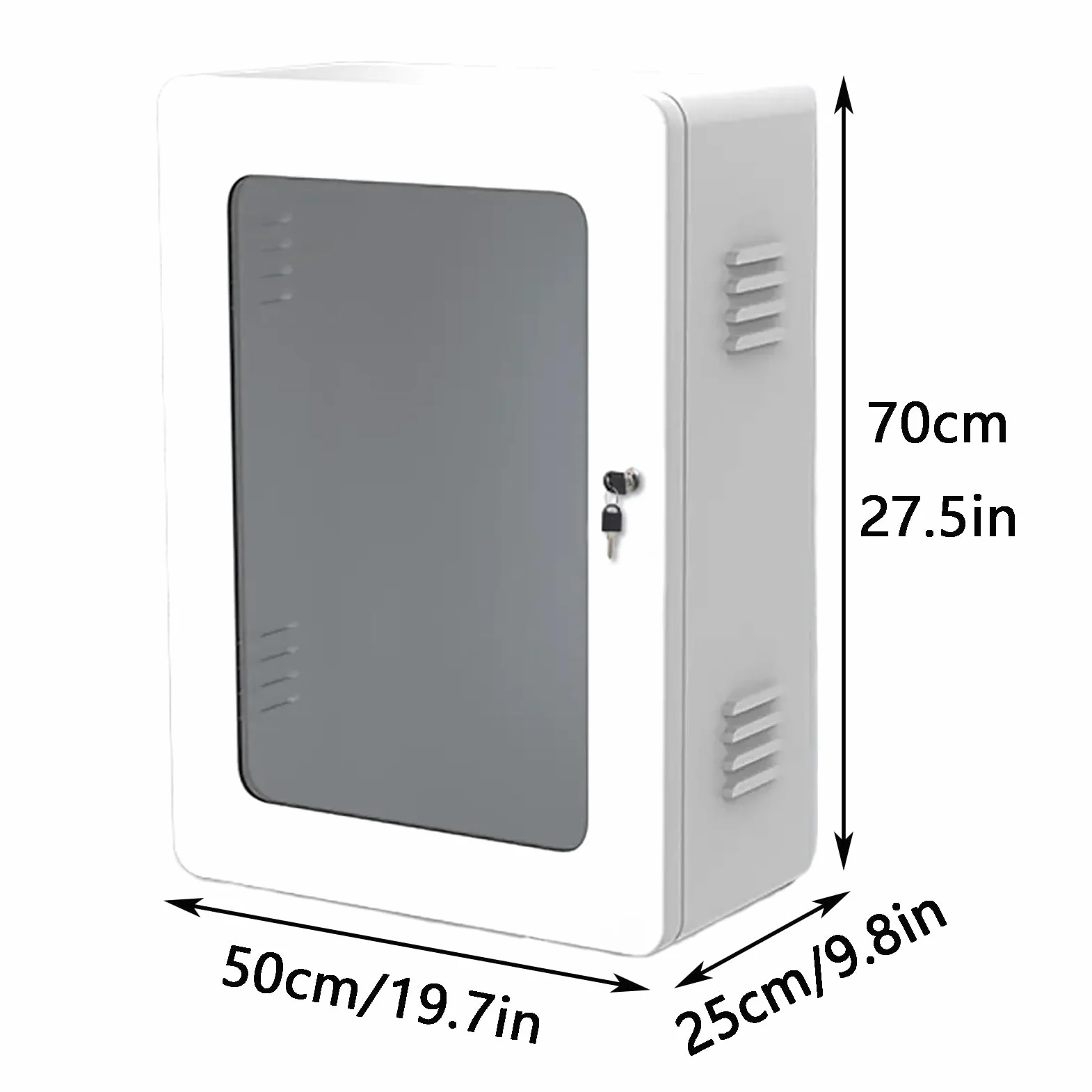 Caja Protectora de Estación de Carga for Exteriores, Nueva Caja Montada en La Pared con Carcasa de Cargador de Energía, Que Ahorra Espacio, Adecuada for Uso en Interiores Y Exteriores(White/1)