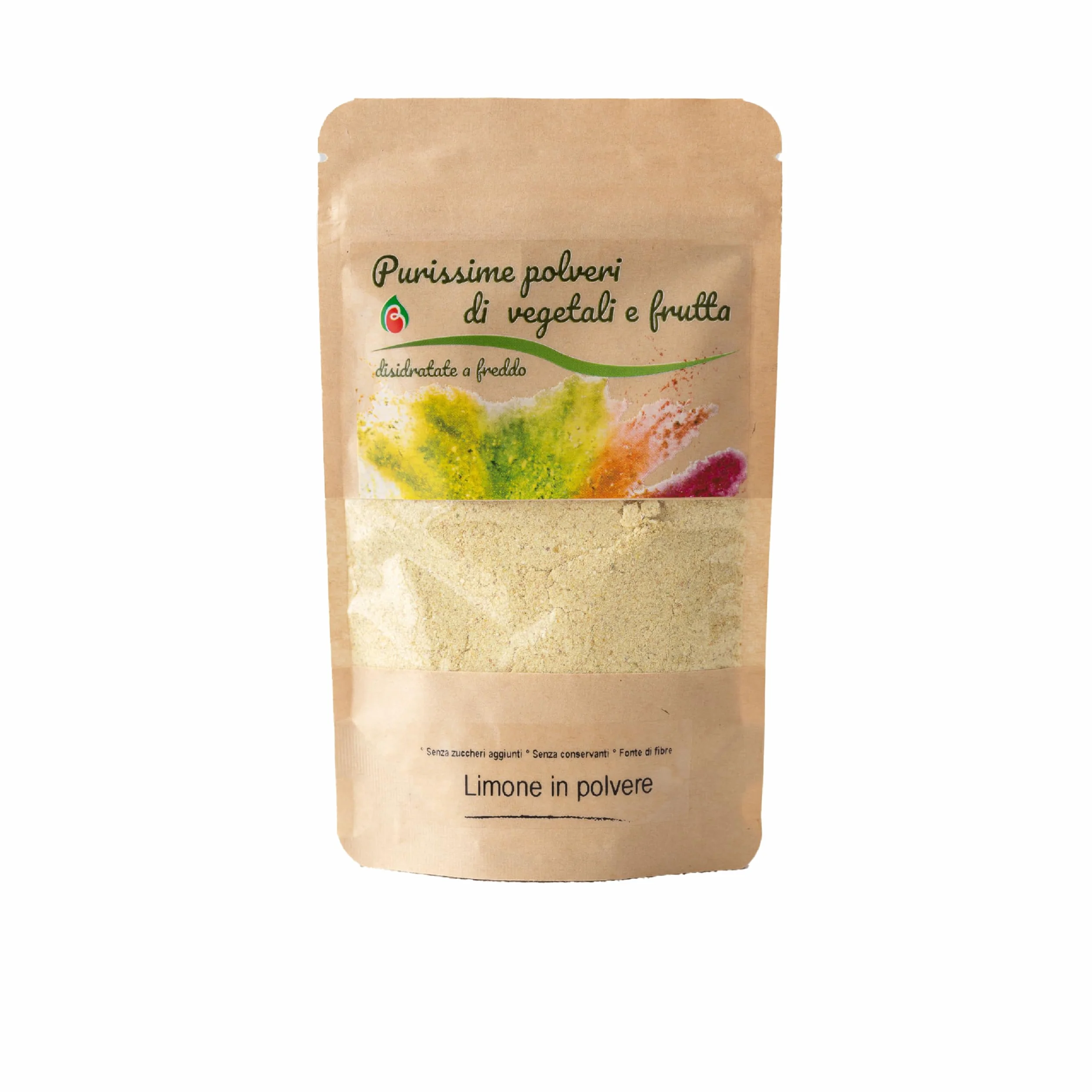 Biocal Polvo de limón deshidratado natural sin azúcar añadido 80g
