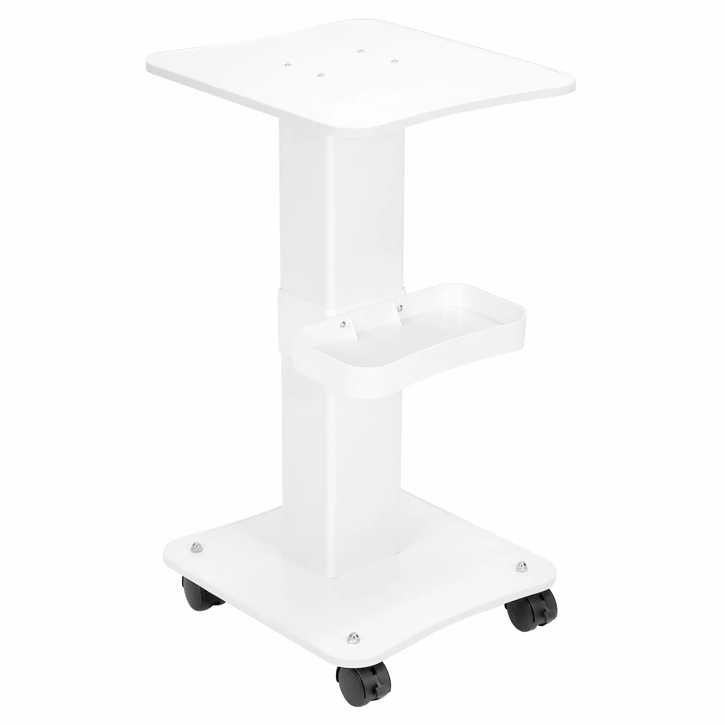 QWORK Carro con Ruedas para Salón de Belleza, Carrito SPA para Almacenamiento