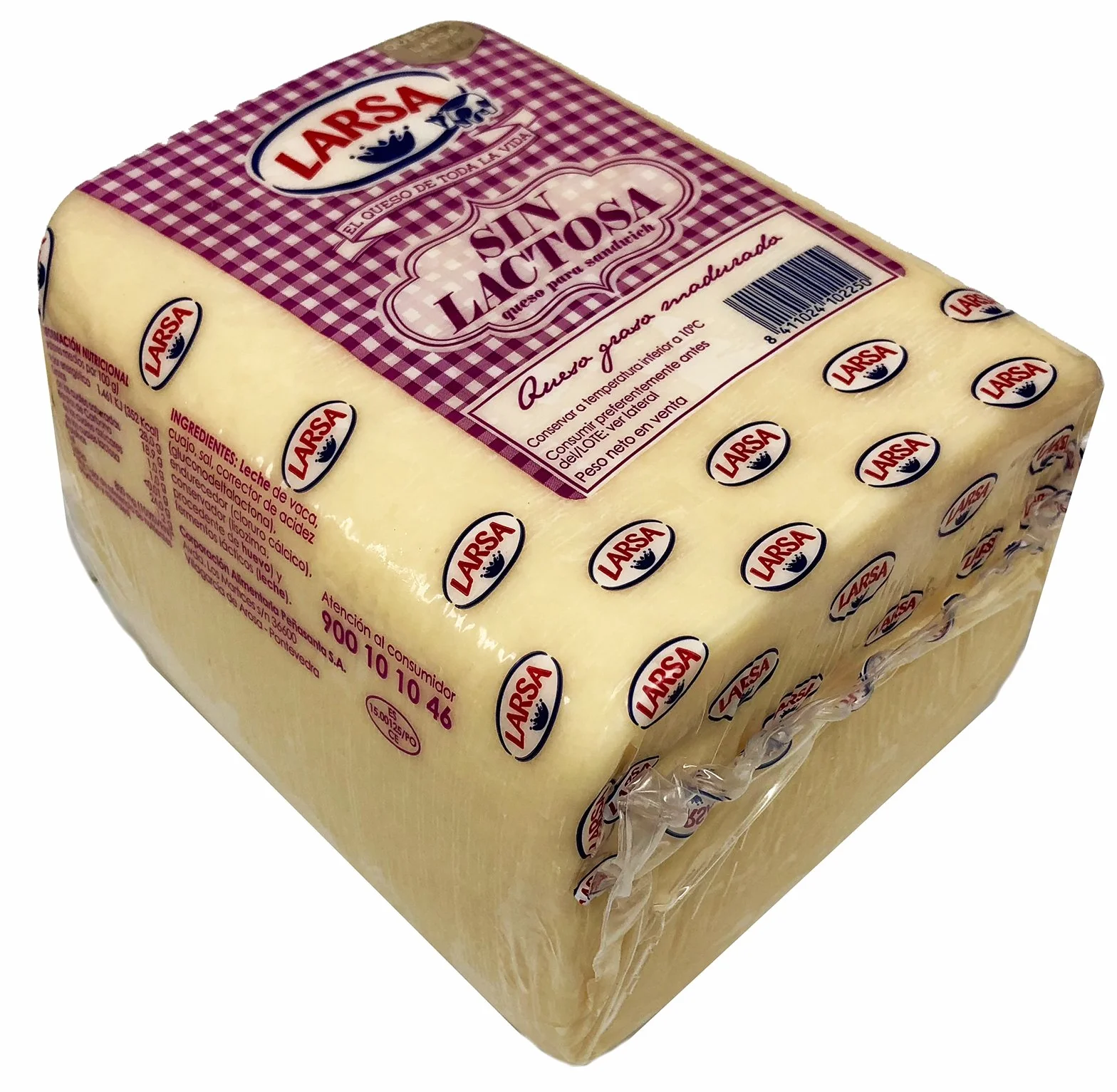 Queso sin Lactosa