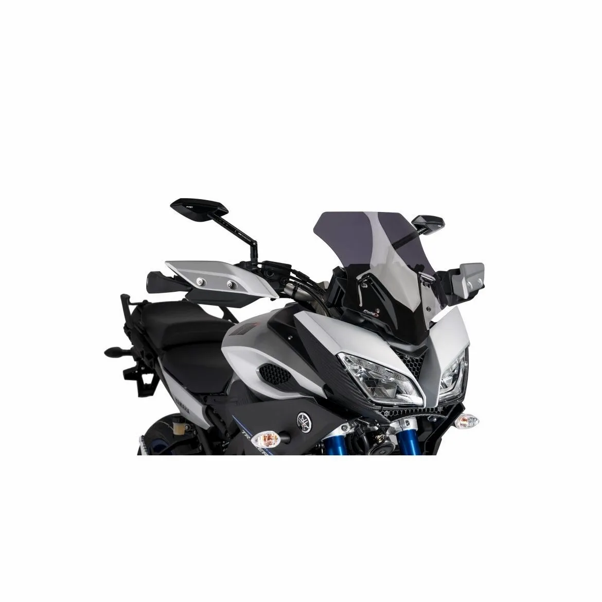 Puig 7645F Cúpula Sport compacta y aerodinámica en acrílico de alto impacto con perfil redondeado y diseño deportivo que mejora protección y visibilidad, Ahumado Oscuro
