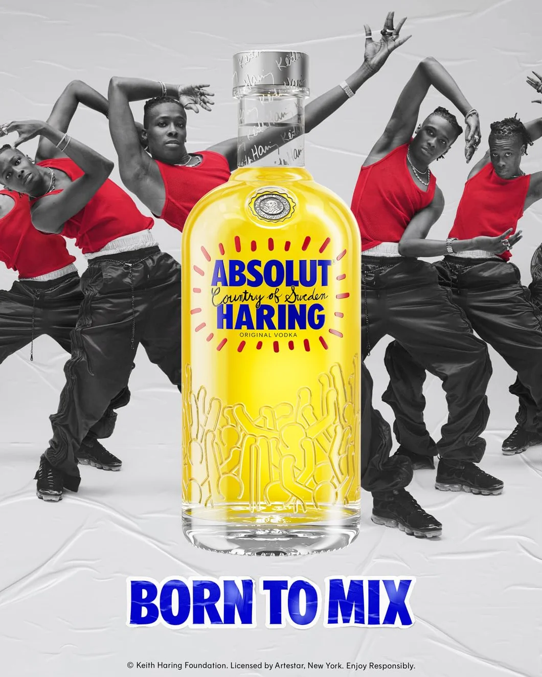 Absolut Haring Edición Limitada Vodka 700 ml