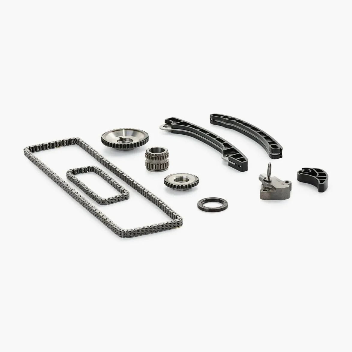RIDEX 1389T2549 Kit de cadena de distribución con juntas con ruedas dentadas Compatible con NISSAN Qashqai/Qashqai +2 I J10, NJ10