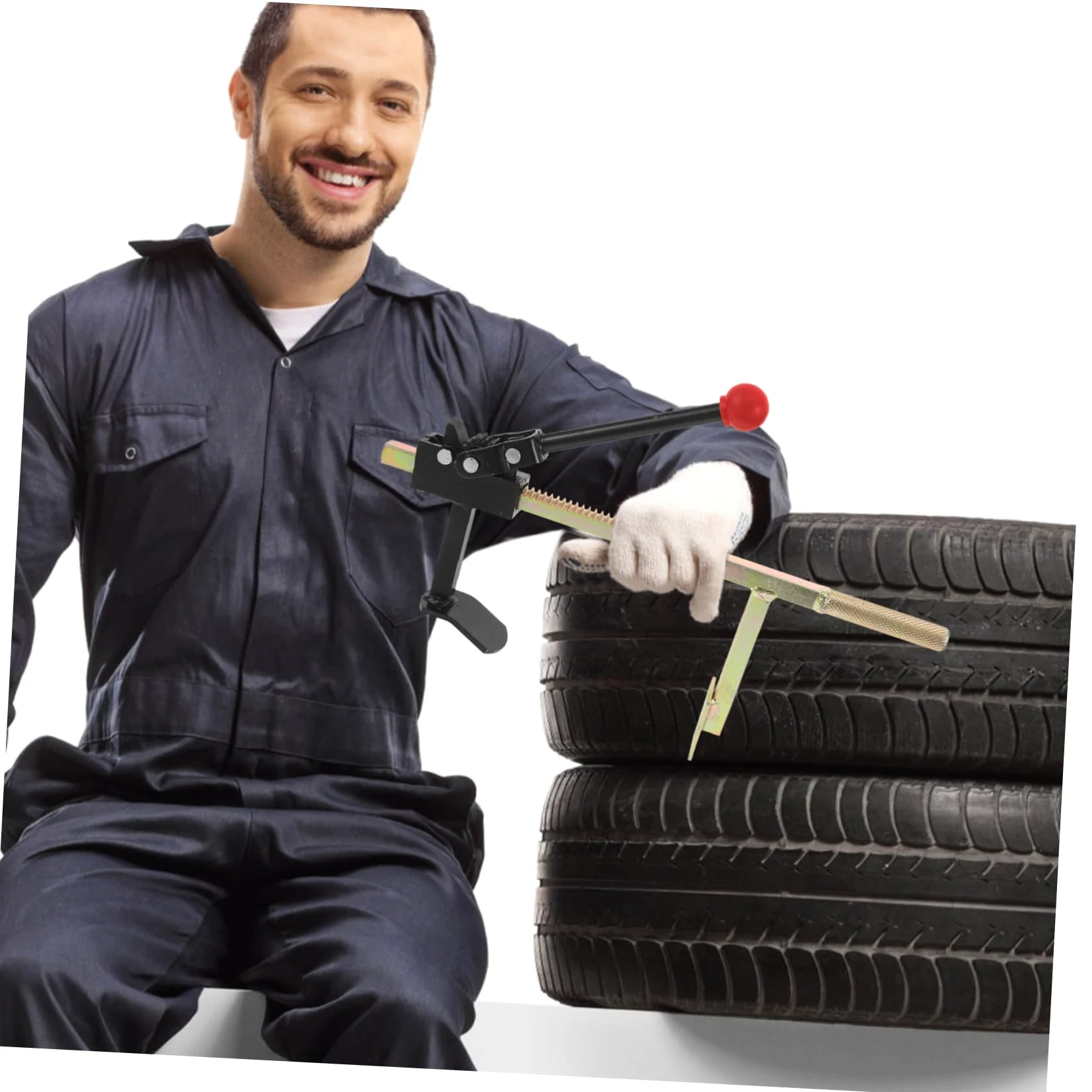 PRETYZOOM Herramienta Vulcanizante Pinchazos para Reparación Manual de Neumáticos de Camión y Motocicleta Expansor Portátil de Hierro Fundido para Montaje Rápido en Reparaciones