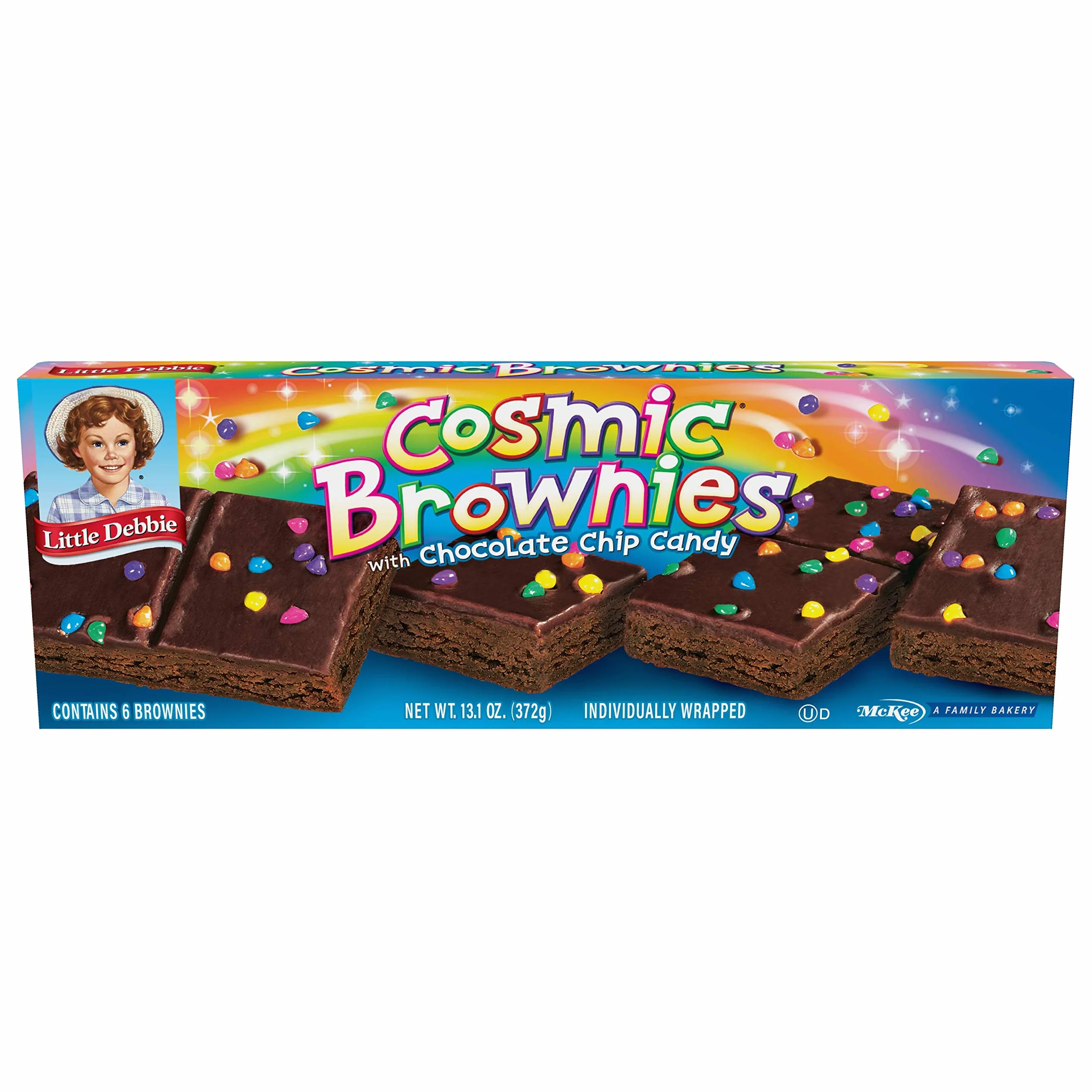 Little Debbie Cosmic Brownies 6 Individualmente Envueltos