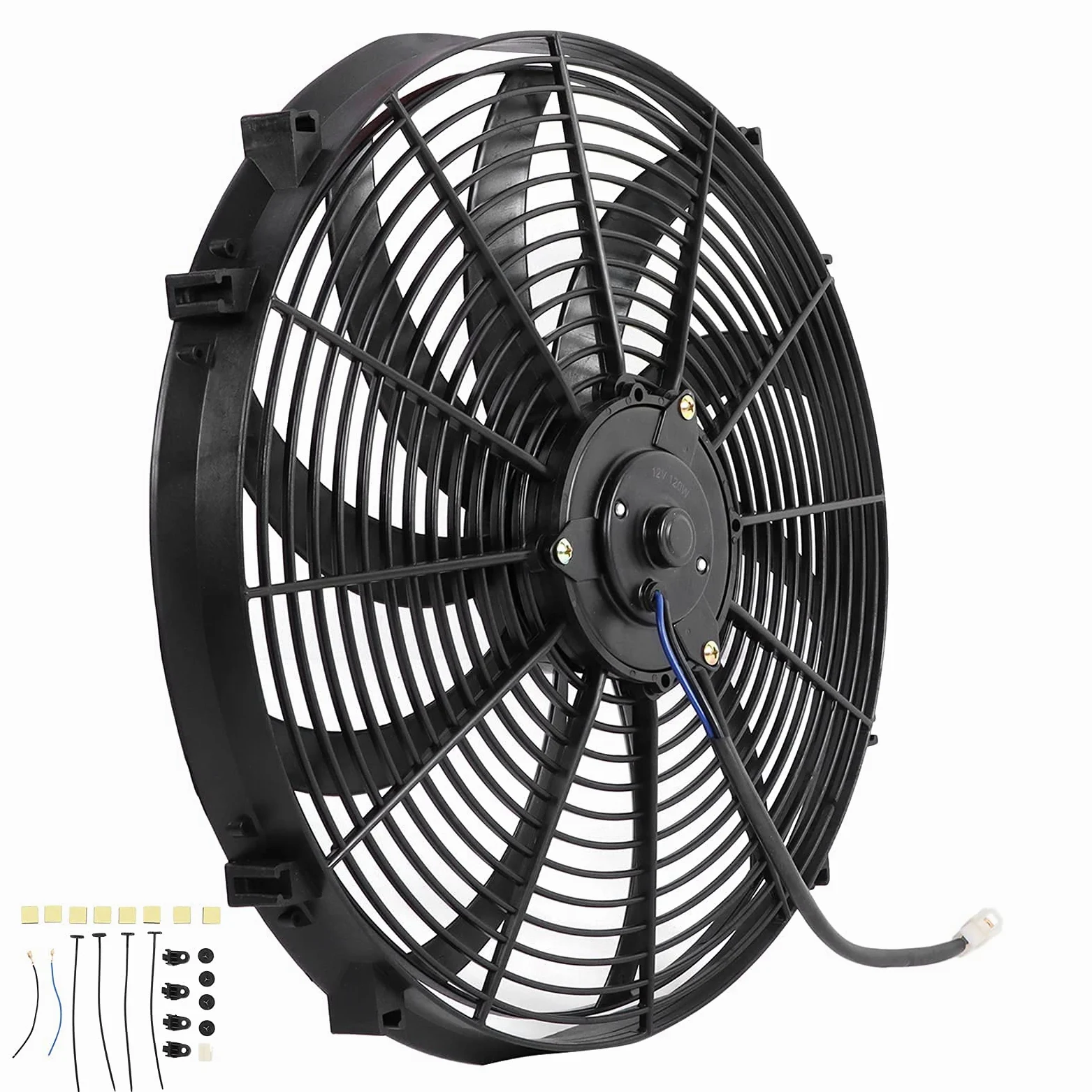 Ventilador de Radiador 16 Pulgadas Eléctrico para Coche