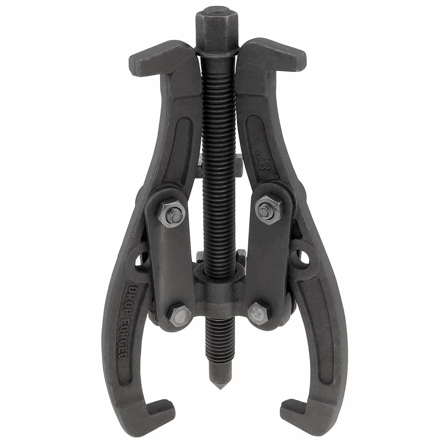 Kit de Extractor de cojinetes de 8 Pulgadas y 200 mm para extracción de poleas, Engranajes y Volantes con 3 mordazas, Juego de extractores de Engranajes Motor Tech de Alta Resistencia.
