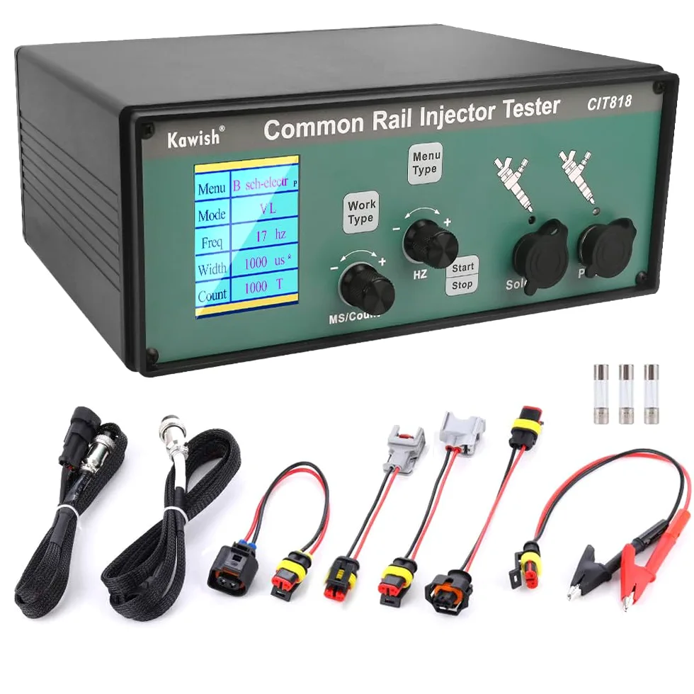 Probador de inyector de riel común, probador de inyector de riel común, probador de inyector piezoeléctrico de riel común