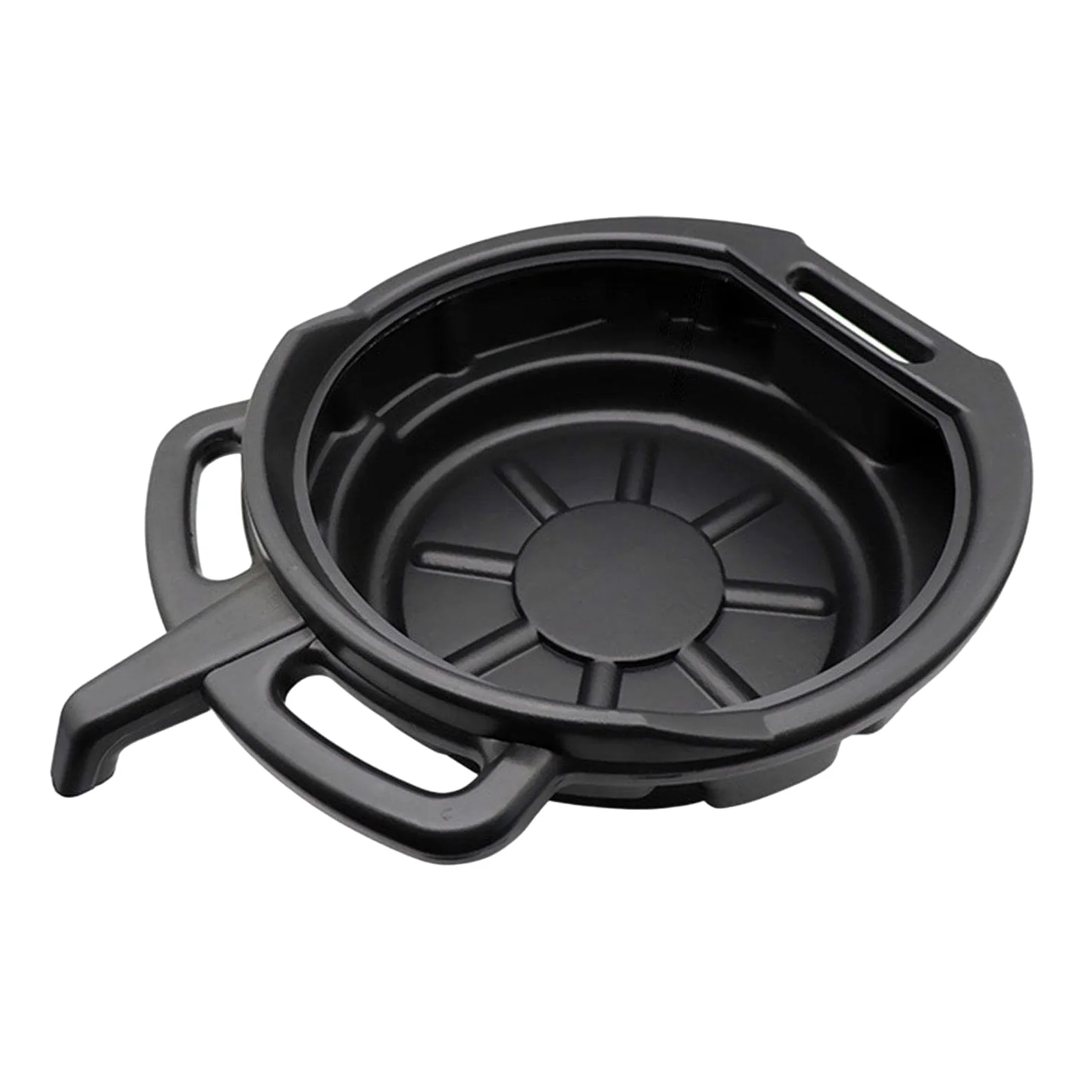 Recipiente Colector de Aceite Bandeja Fuerte con Drenaje Contenedor Canalizado Polipropileno Adecuado para Servir Reparar Autos Motocicletas Taller, 15L
