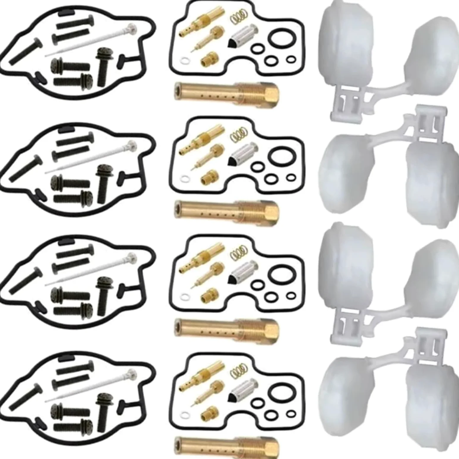 Kit Carburador Repuesto Kit De Reparación De Carburador De Motocicleta Flotador Compatible Con CBR1100XX SC35 1997 1998 Kit De Reconstrucción De Carburador Piezas De Repuesto