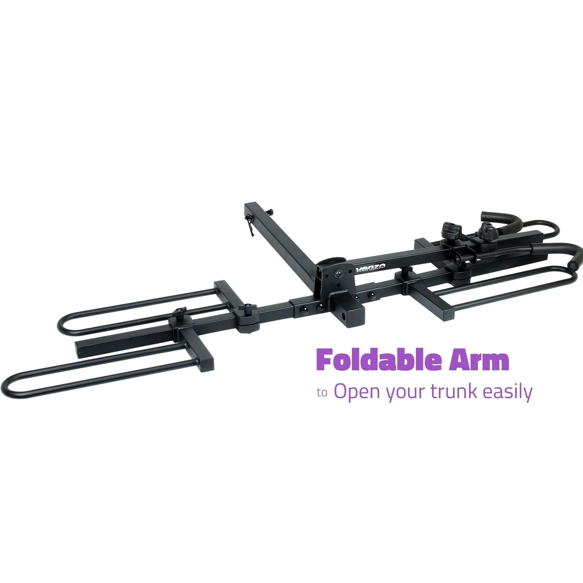 VENZO Soporte para 2 Bicicletas Estilo Plataforma – Portabicicletas para Coche, SUV, camión, Remolque, Remolque de Remolque, Soporte Receptor de Enganche de 2 Pulgadas, Resistente y a Prueba de óxido