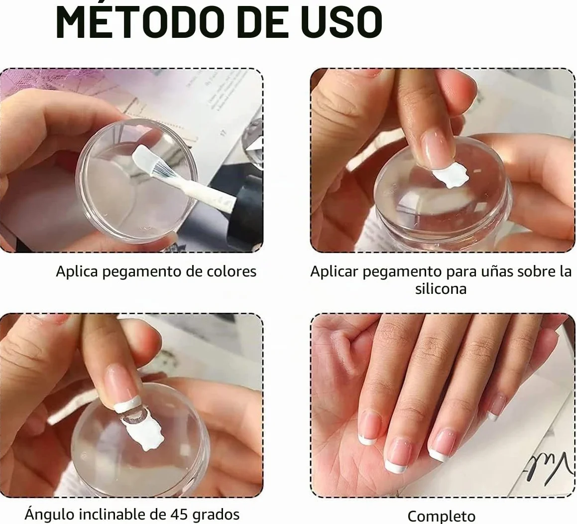 Nail Stamping Set 8 Colores 8ml Placas Estampacion Uñas Stamping Gel Polish DIY