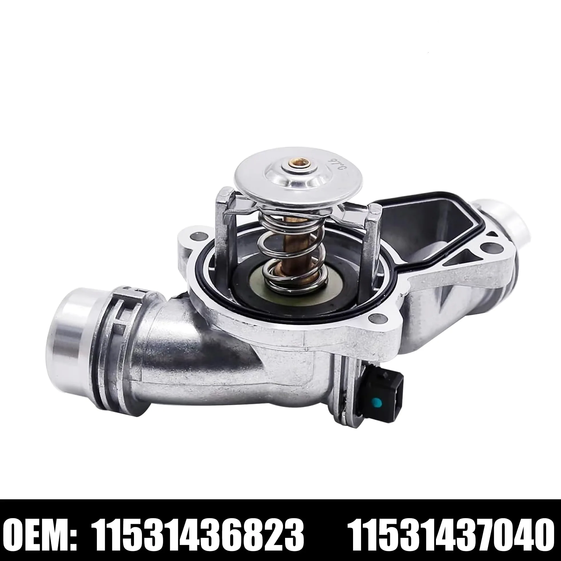 Termostato Refrigerante Compatible Con BMW Para 3' 5' 7' E46 E39 X5 | X3 Z3 Z4 330I 525I Carcasa Termostato Refrigerante Motor 11531437040 11531436823 11537509227
