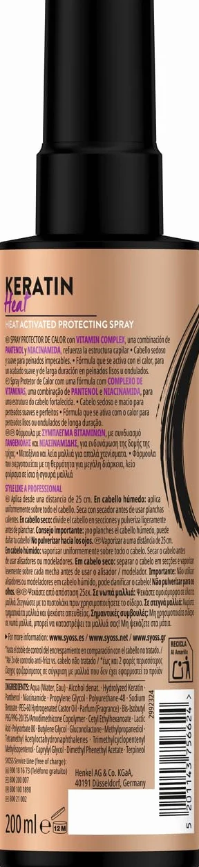 Syoss Protector Calor Keratin 2 x 200 ml