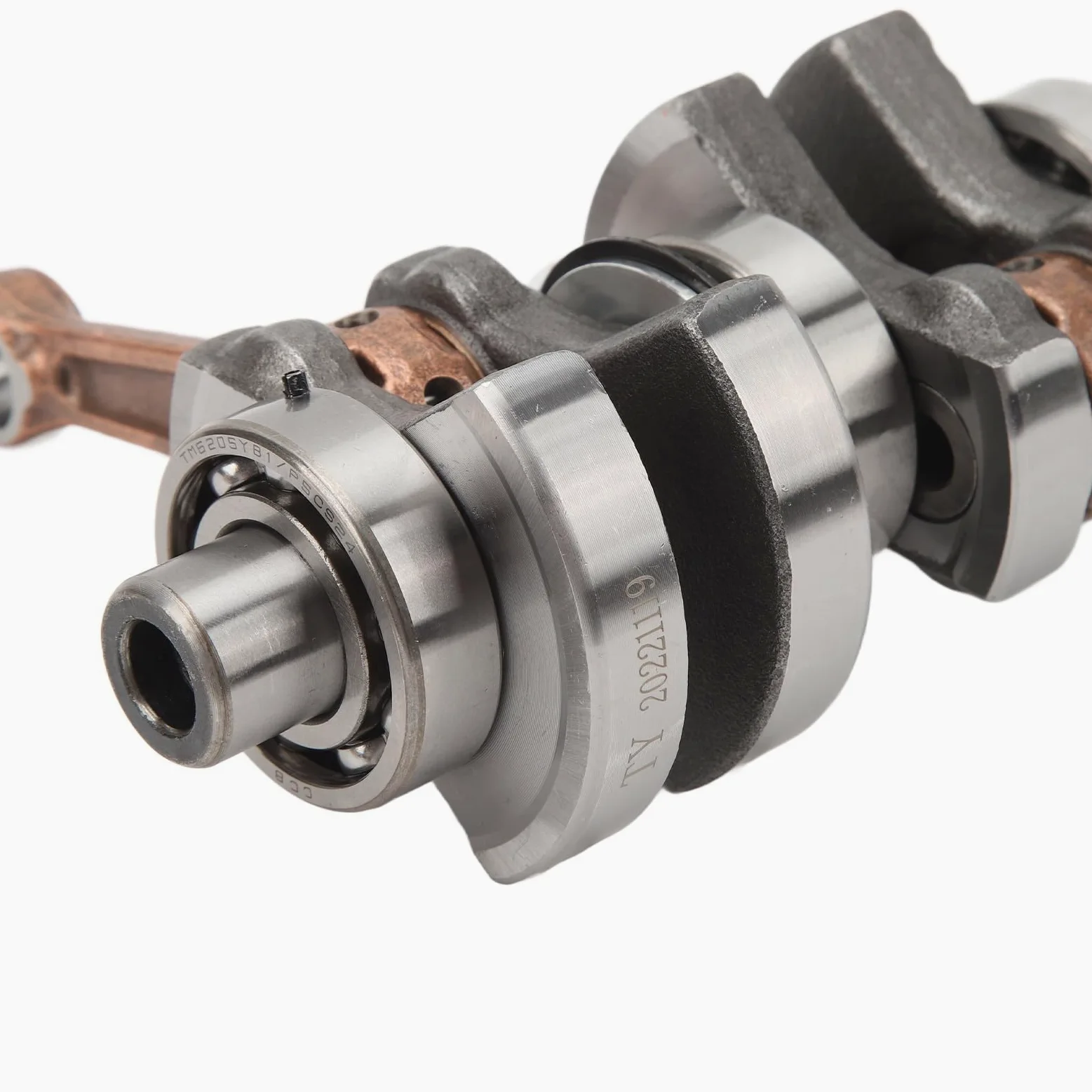 Cigüeñal Asamblea prueba precisión motor cigüeñal para fuera de borda 2 tiempos 9.9 15 motor aleación metal reemplazo directo