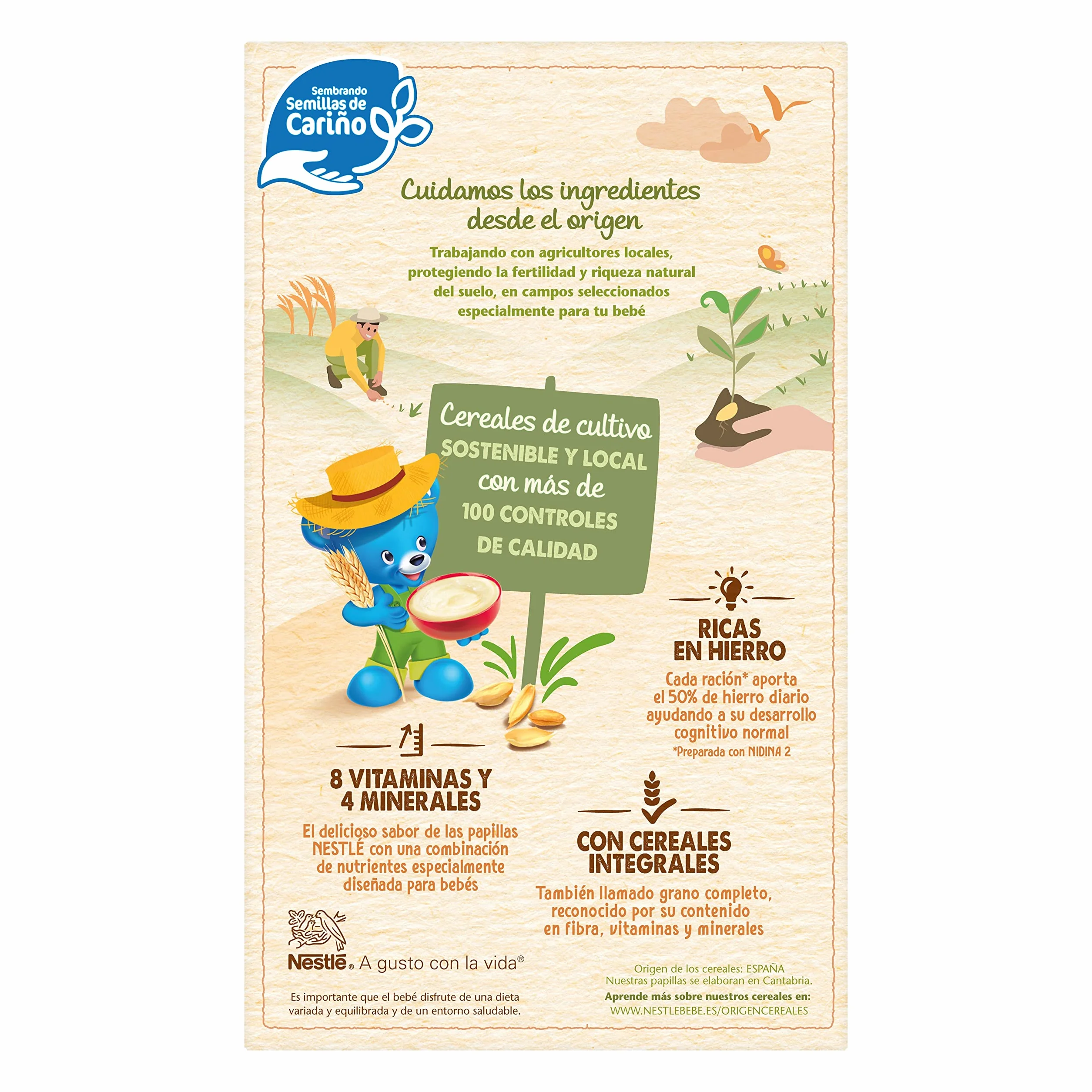Nestle Papilla 8 Cereales, 725 g