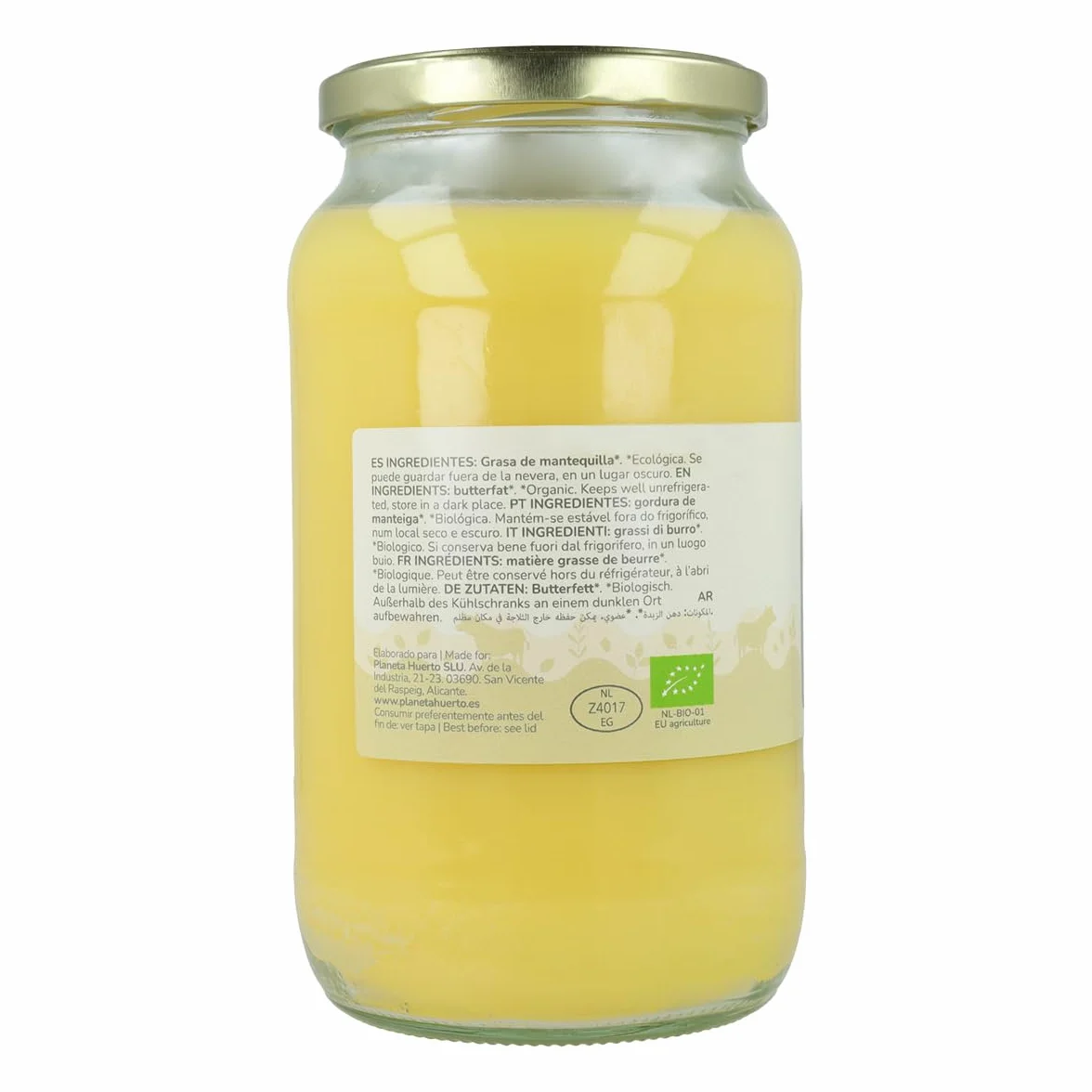 Mantequilla clarificada ECO Planeta Huerto 850 g