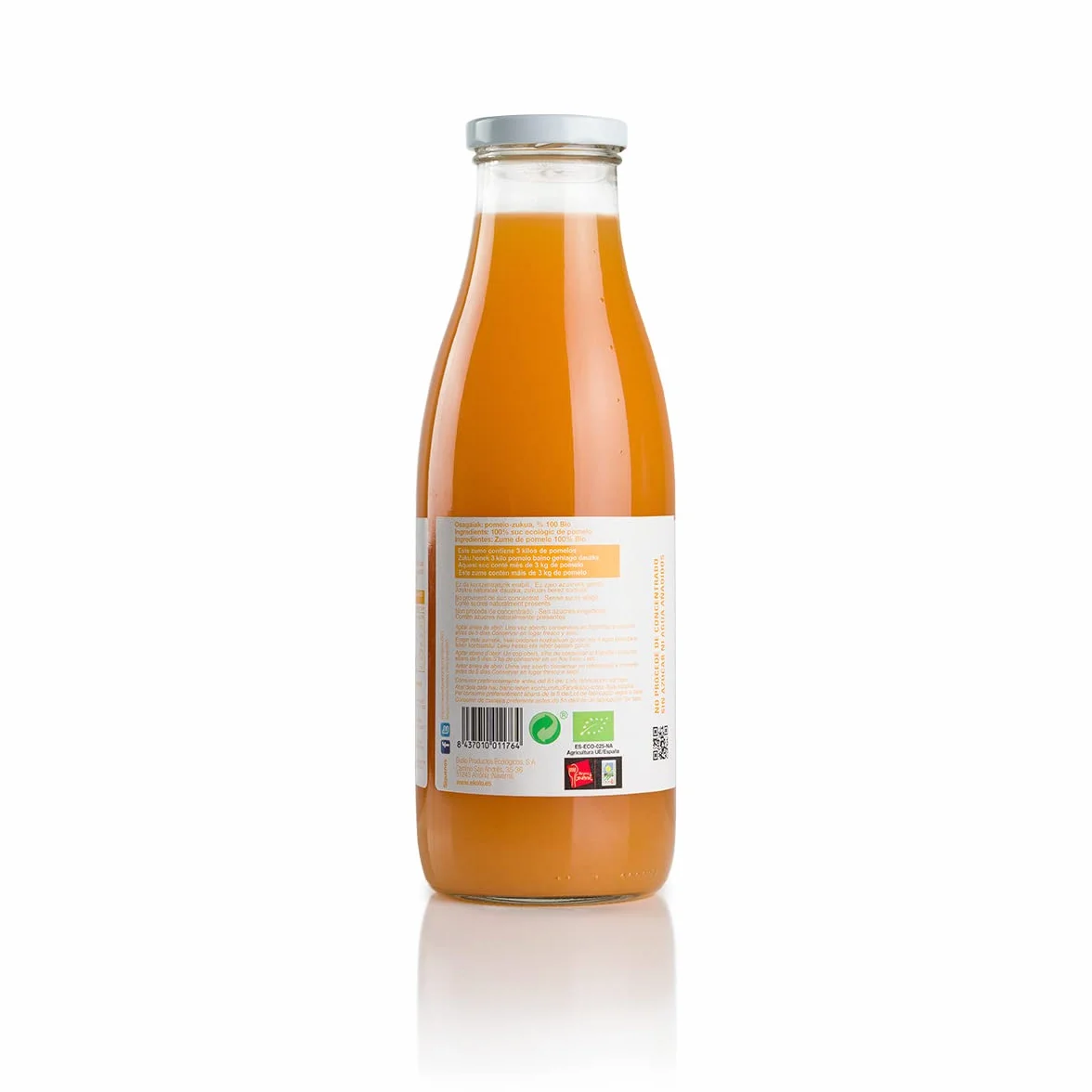 Zumo de Pomelo Ecológico 100% Exprimido 6 x 750 ml