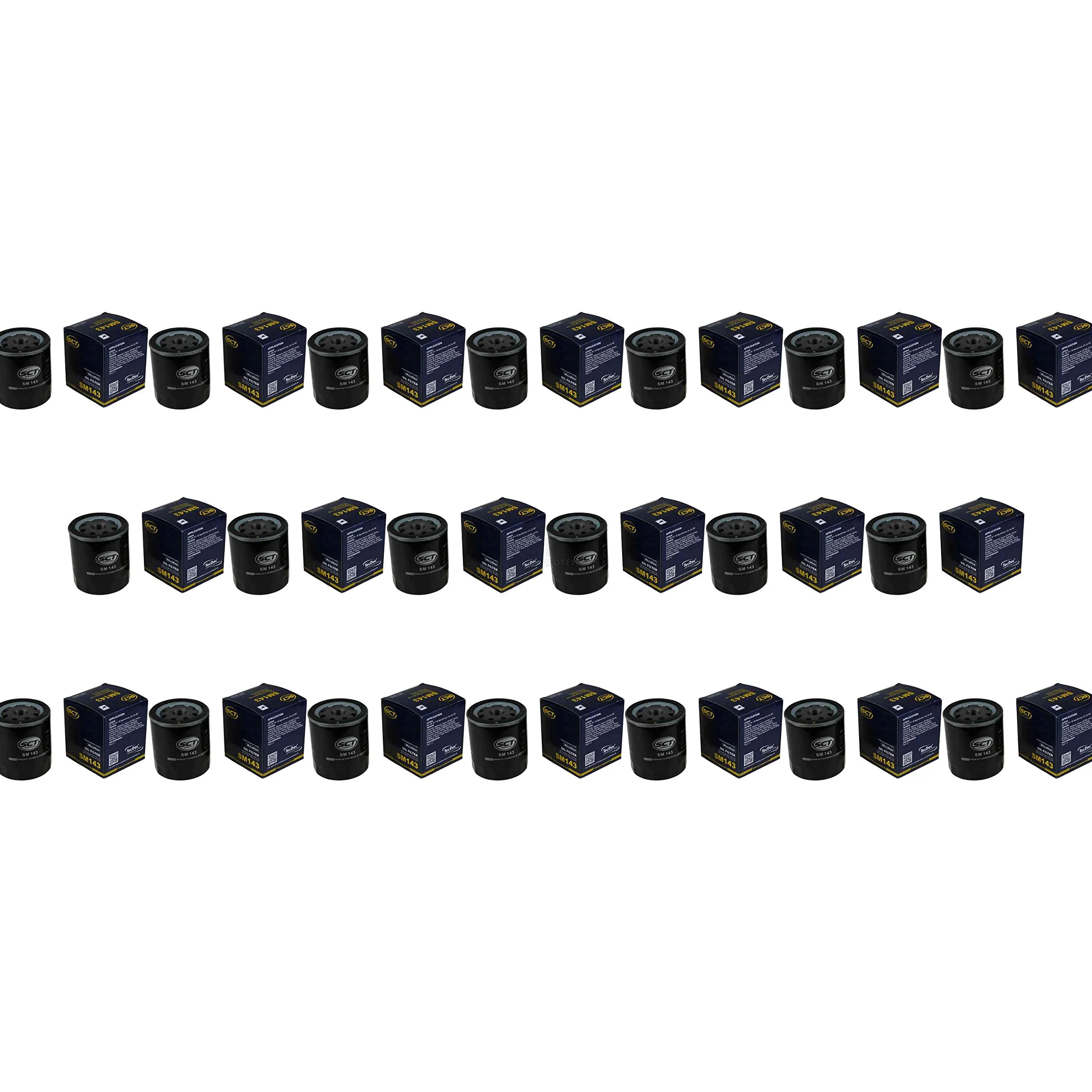 QR-Parts Set 85576131 SM 143 20 filtros de aceite coche SCT originales