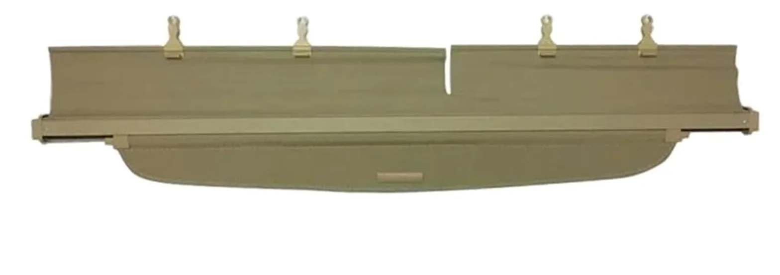 Genérico Privacidad Cargo Protectora Cubierta para Kia para Carens 2007-2011 Cubierta De Carga Maletero Trasero Escudo Cortina Tablero Partición Persianas Privacidad Seguridad Accesorios(Beige)