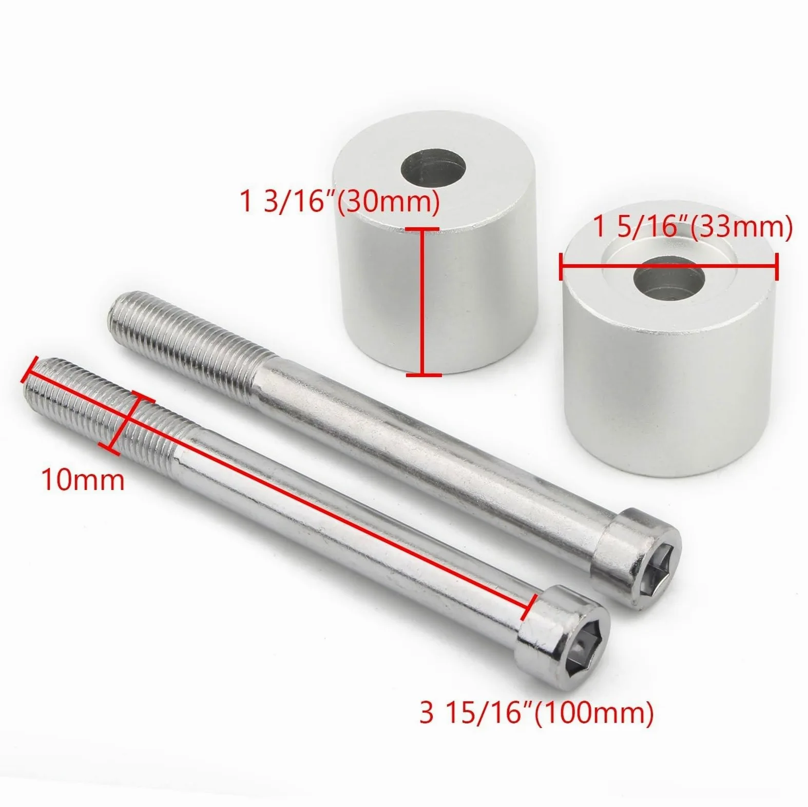 Elevador De Manillar para Ducati para Multistrada 1200 1200S 2015-2017 1260S para Pikes para Peak 950/950S Espaciadores Abrazadera Barra Elevadora Manillar Carreras Elevadora Barra Manillar