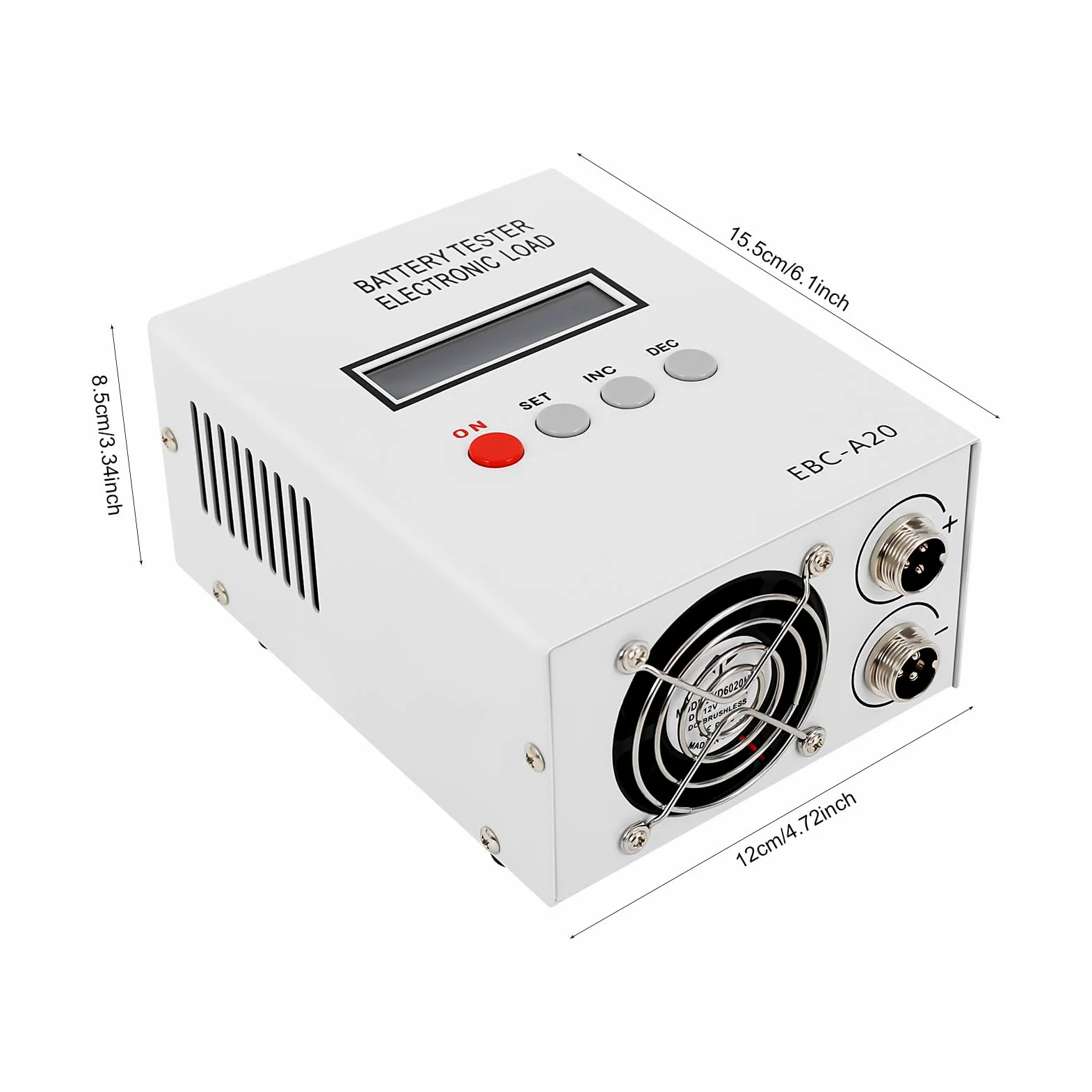 EBC-A20 - Comprobador de batería portátil de 85 W, comprobador de capacidad de batería multifunción de litio/plomo