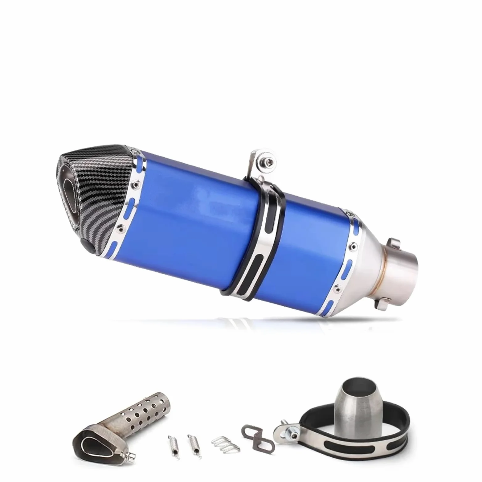 Manguera de escape para motocicleta 38-51 mm de escape completo Silenciador Tubo trasero universal con DB Killer 370