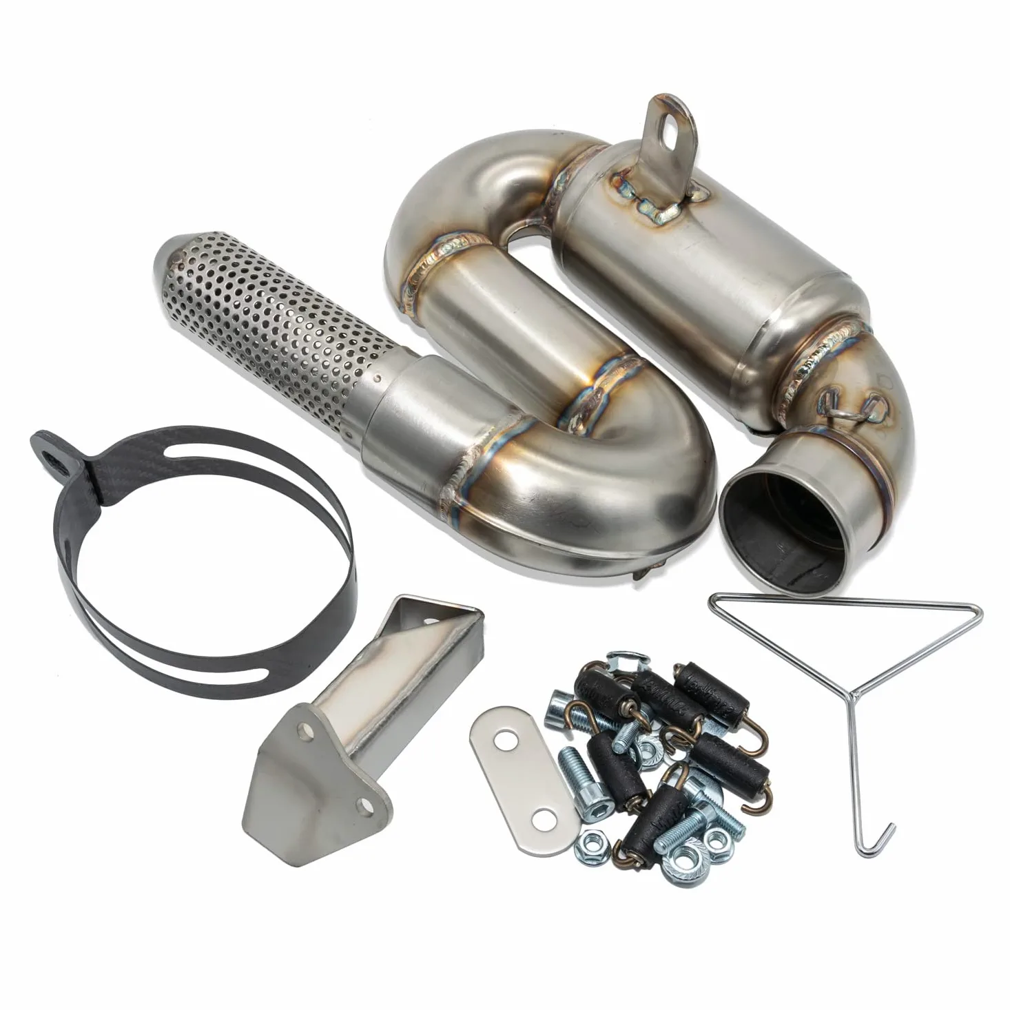 SBK LV ONE EVO 2/1 YAMAHA MT-07 INOX con catalizador