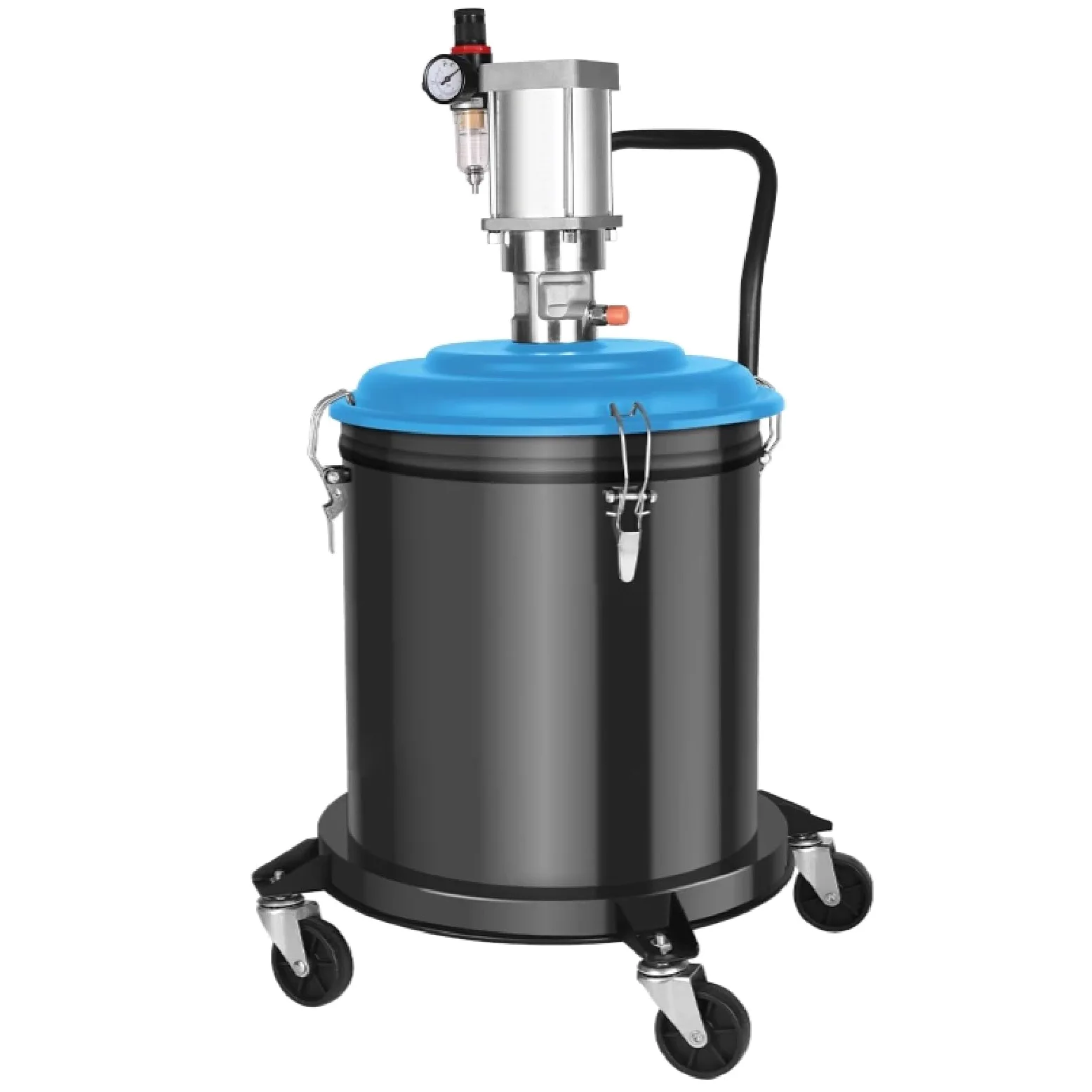 Bomba de grasa para tambores de 5 galones, relación de presión 80:1, compatible con altas temperaturas, ideal para mantenimiento y lubricación de máquinas