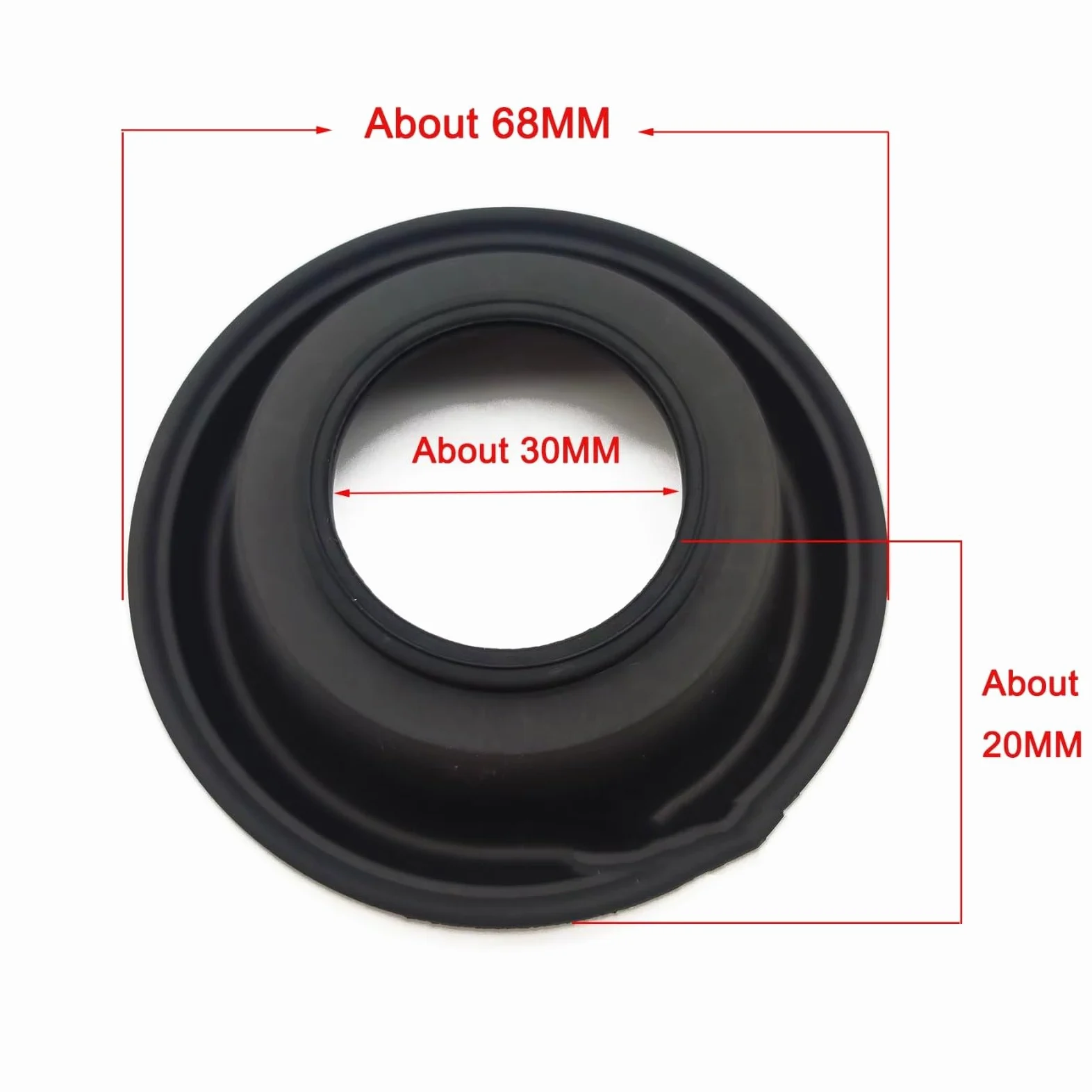 Kit Carburador Repuesto Compatible Con Yamaha Para FZR400RR Para Virago XVS1100 Star XVS1100 Kit De Reparación De Carburador De Motocicleta Membrana De Vacío De Émbolo(8pcs)