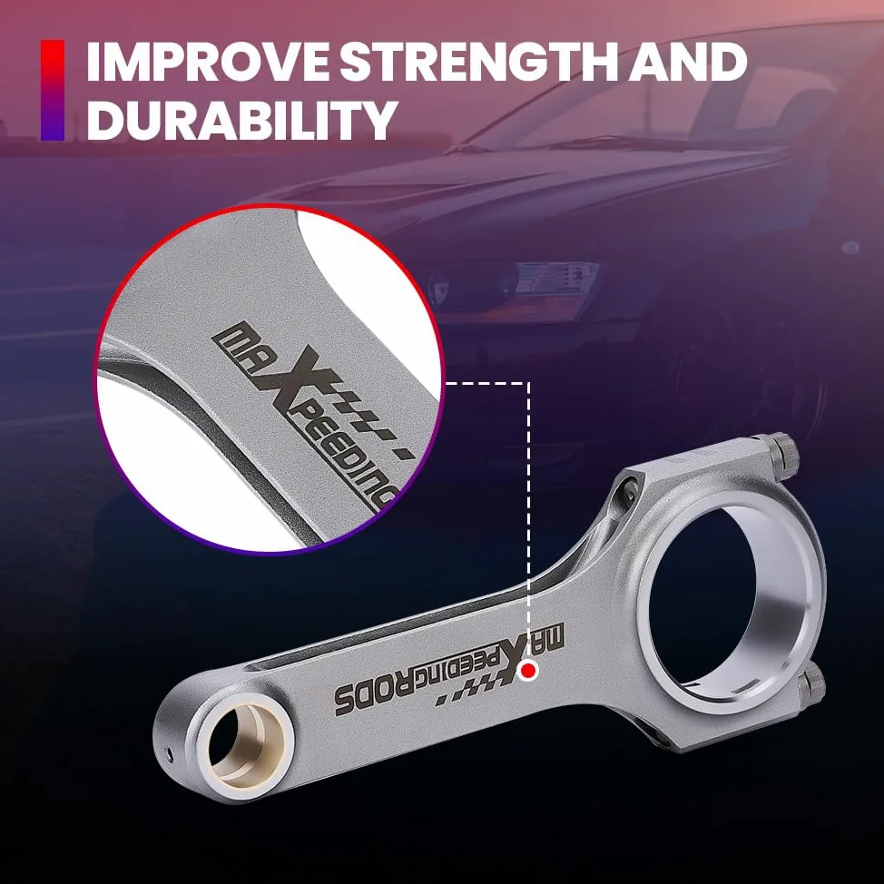 maXpeedingrods 4 bielas para Suzuki Swift GTi 1300 G13b H Beam Connecting Rod Conrod ARP 2000