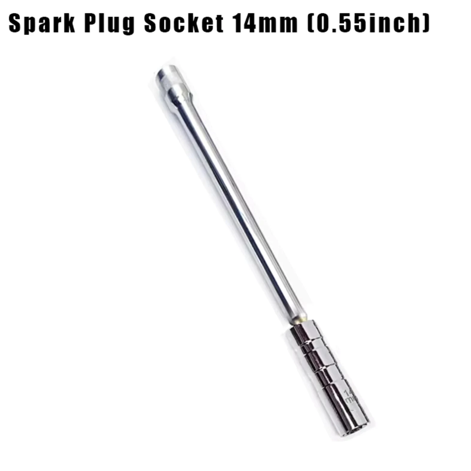 Llave Bujia Llave Giratoria 14mm 16mm Extensión Larga Reparación De Instalación Para Bujía Llave Magnética Herramienta De Extracción De Torsión(14mm)
