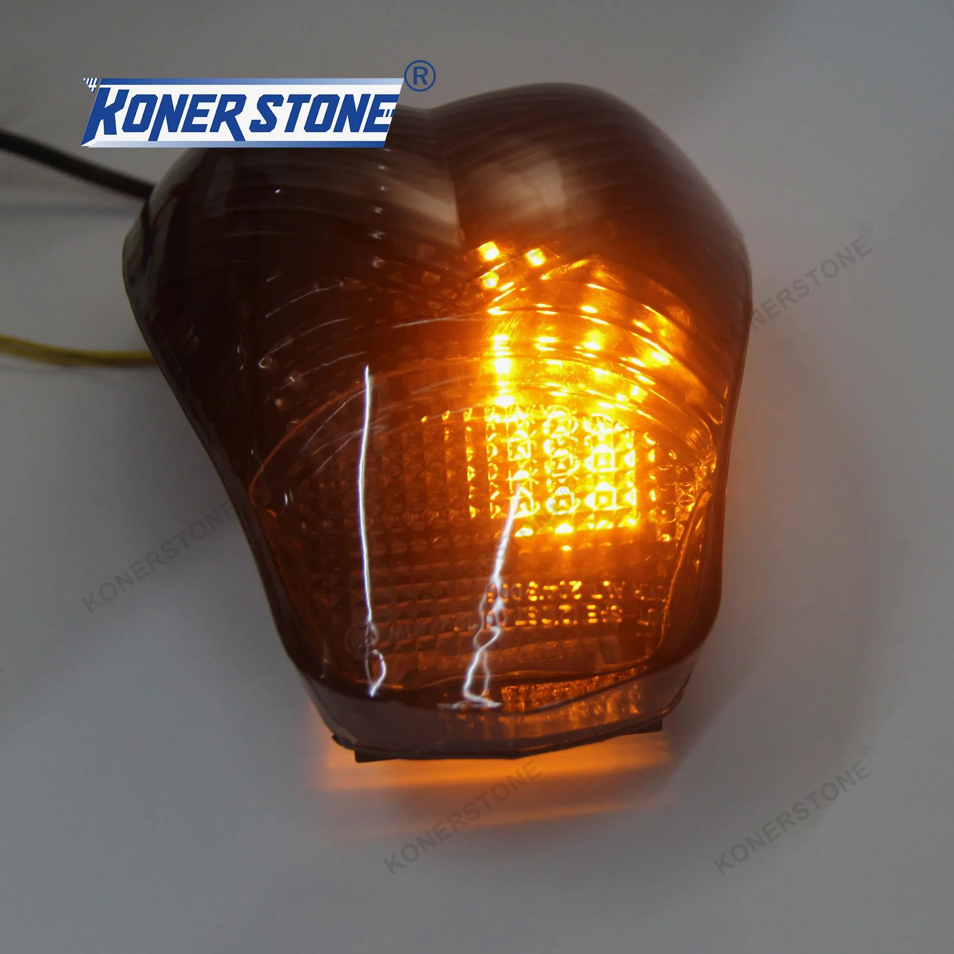 Luz trasera BMW K1200R K1200S 2005-2008 Señal Giro Freno Integrada Lente Ahumada
