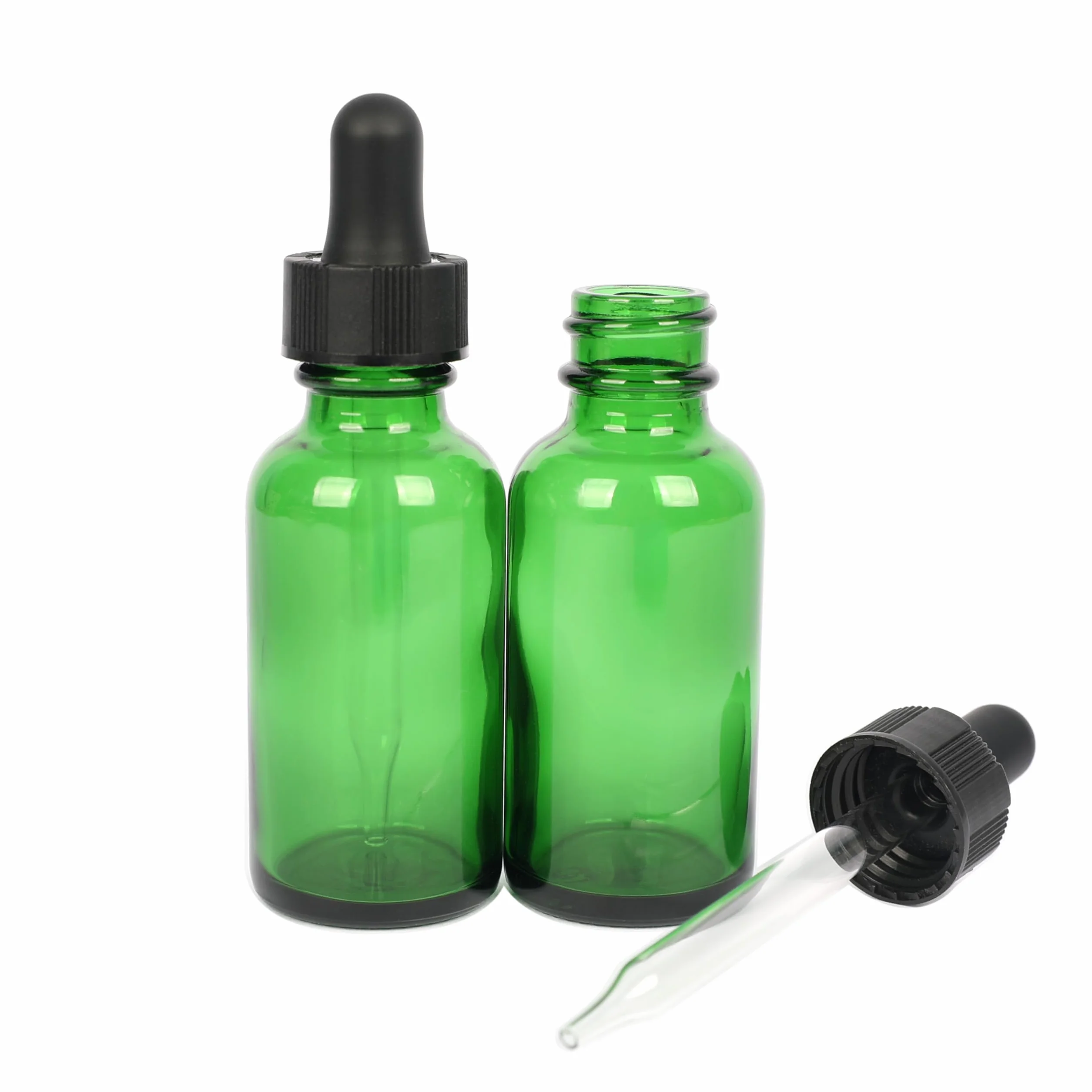 Magic Season Botellas de vidrio Boston 30 ml con cuentagotas 2 unidades