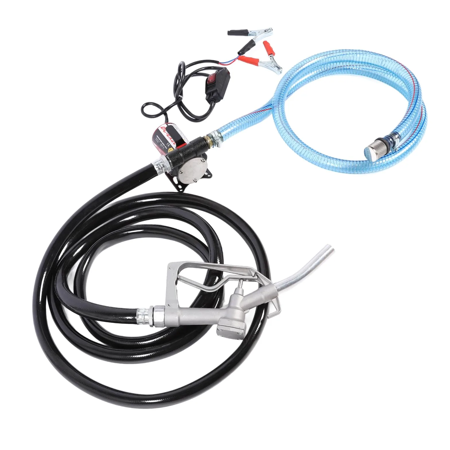 Bomba de Aceite de Auto Cebado, Bomba de Aceite Eléctrica de 12 V con Interruptor, Bomba de Transferencia de Auto Cebado, Bomba de Aceite Eficiente Compacta con Interruptor,