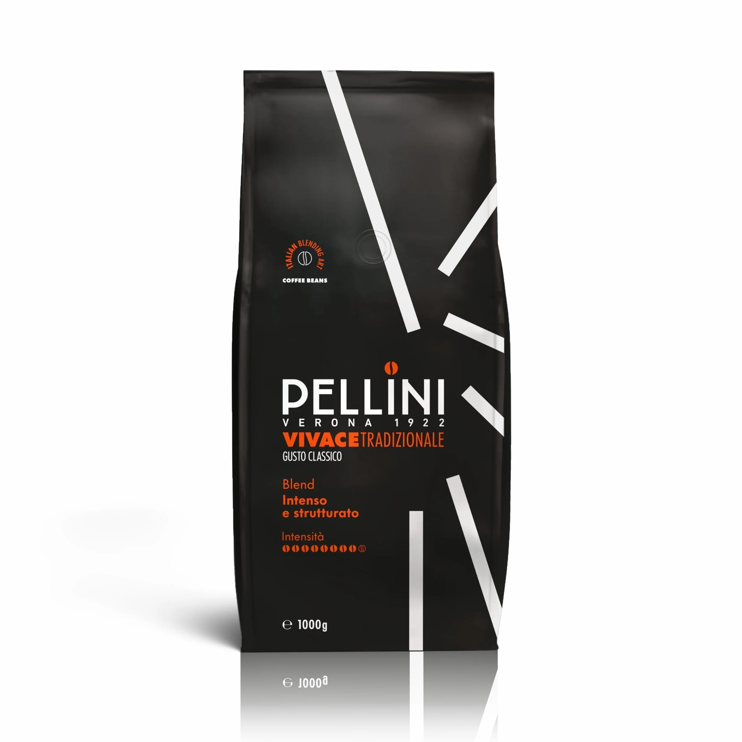 Pellini N.82 Vivace Café en Grano Espresso 1 kg Mezcla Clásica Arábica Robusta Tueste Medio