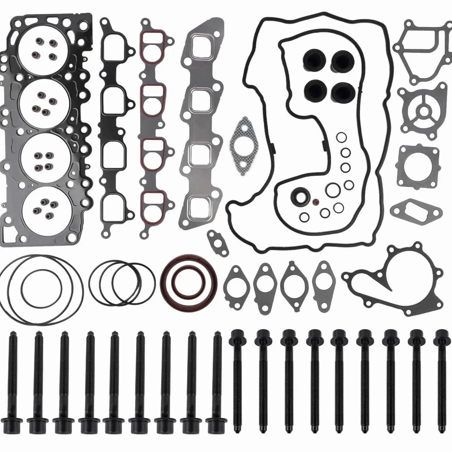 Tapa de balancines Juego Completo De Juntas De Culata De Motor Para Nissan Para Navara D40 Para Pathfinder R51 2,5 DCi Diesel Tapa de La Válvula